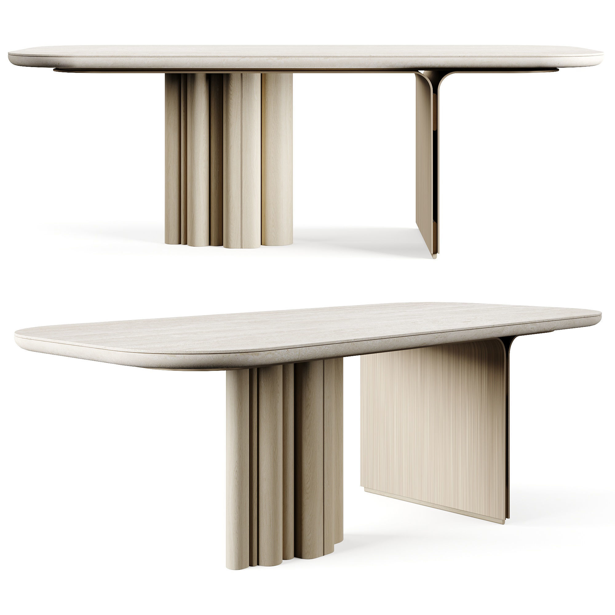 LuxLucia Casa OASIS V220DT2 Dining Table 3D model_1