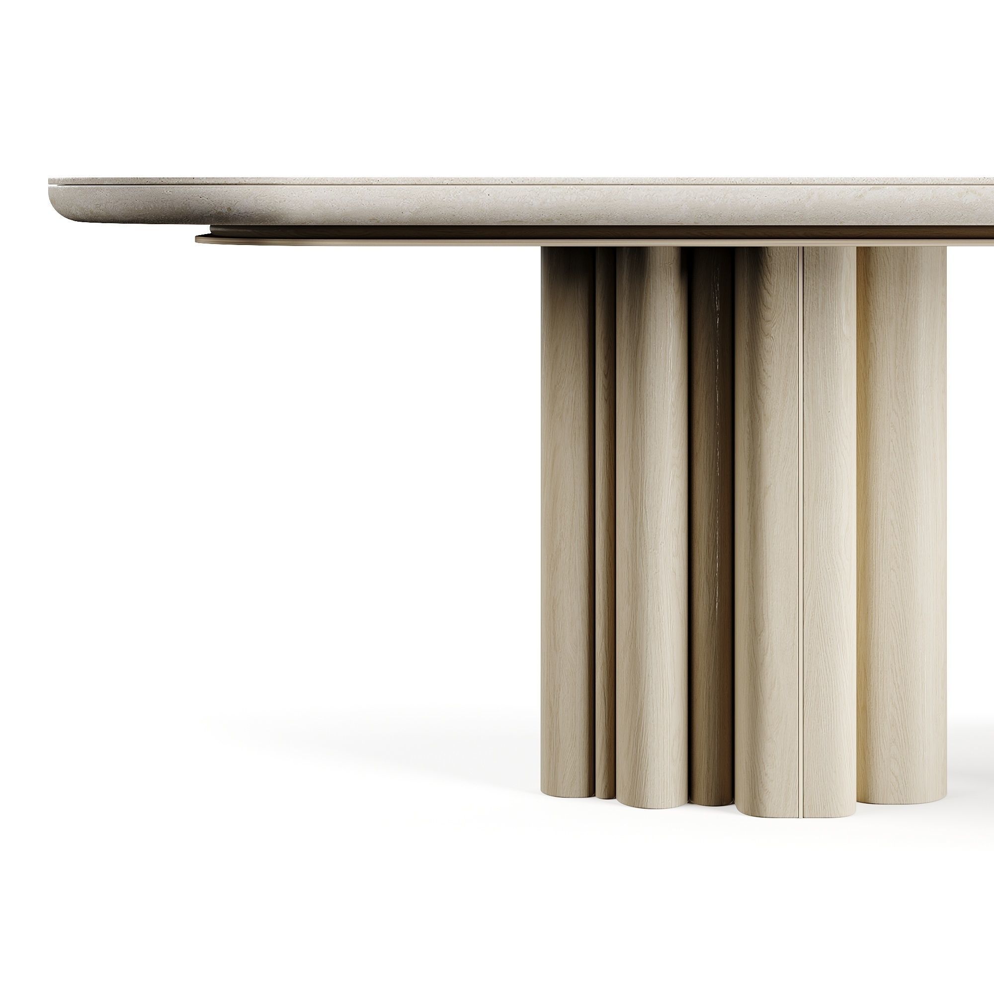 LuxLucia Casa OASIS V220DT2 Dining Table 3D model_2