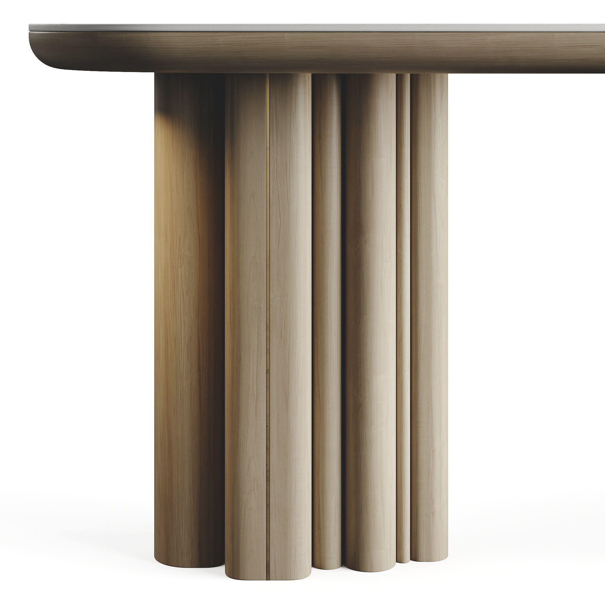 Oasis Oval Console by LuxLucia Casa 3D model_3
