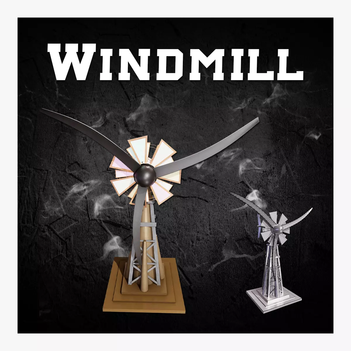 Wind mill 3D model_0