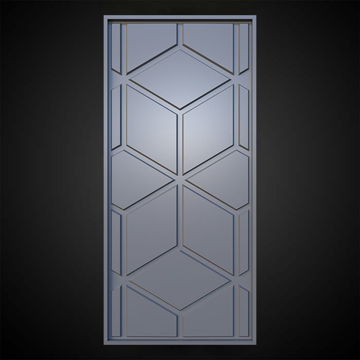 Sci-fi Panels Base Mesh Pack Low-poly 3D model_18