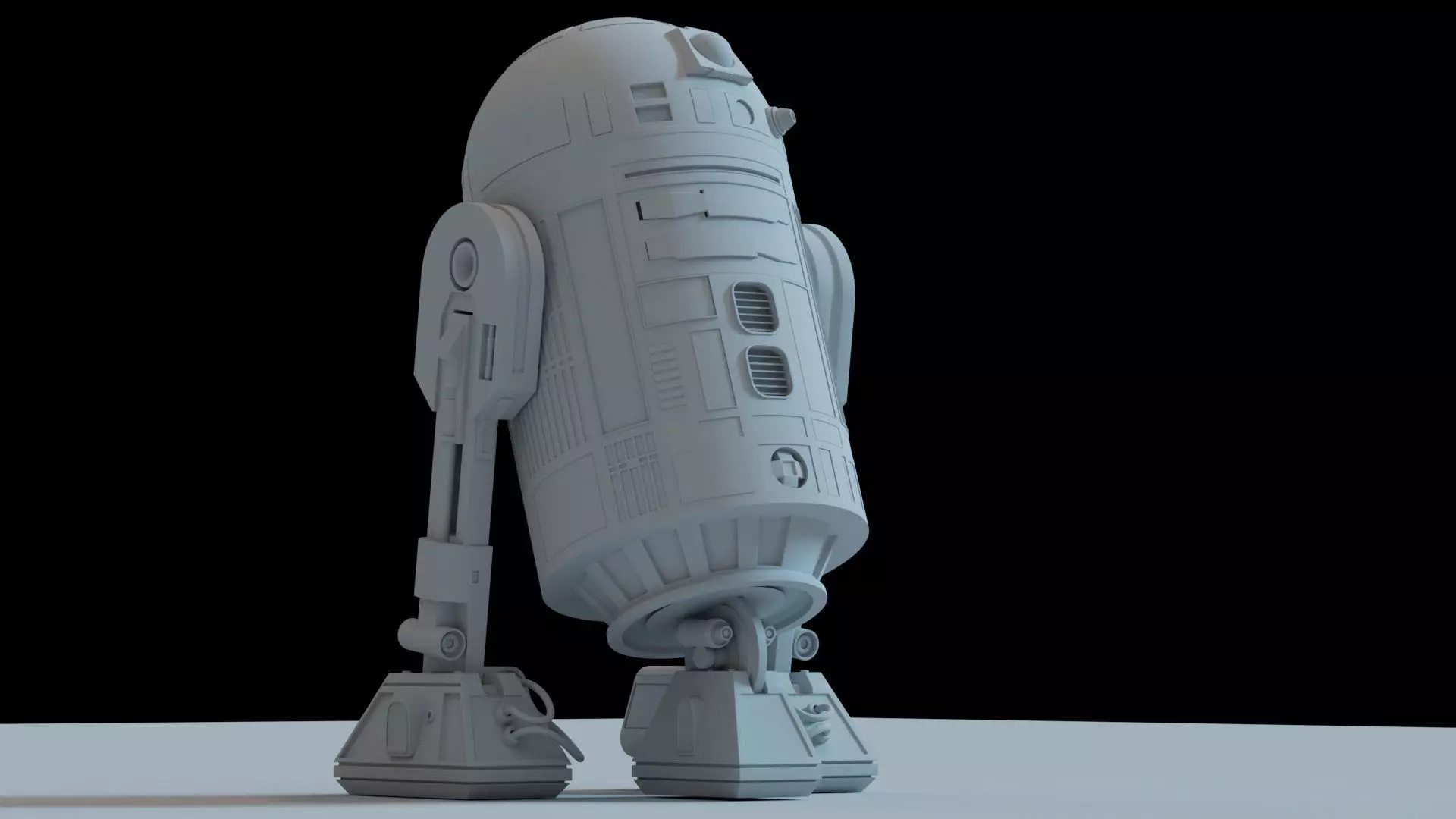 R2-D2 DETAILED 3D MODEL -NO TEXTURES- 3D model_0