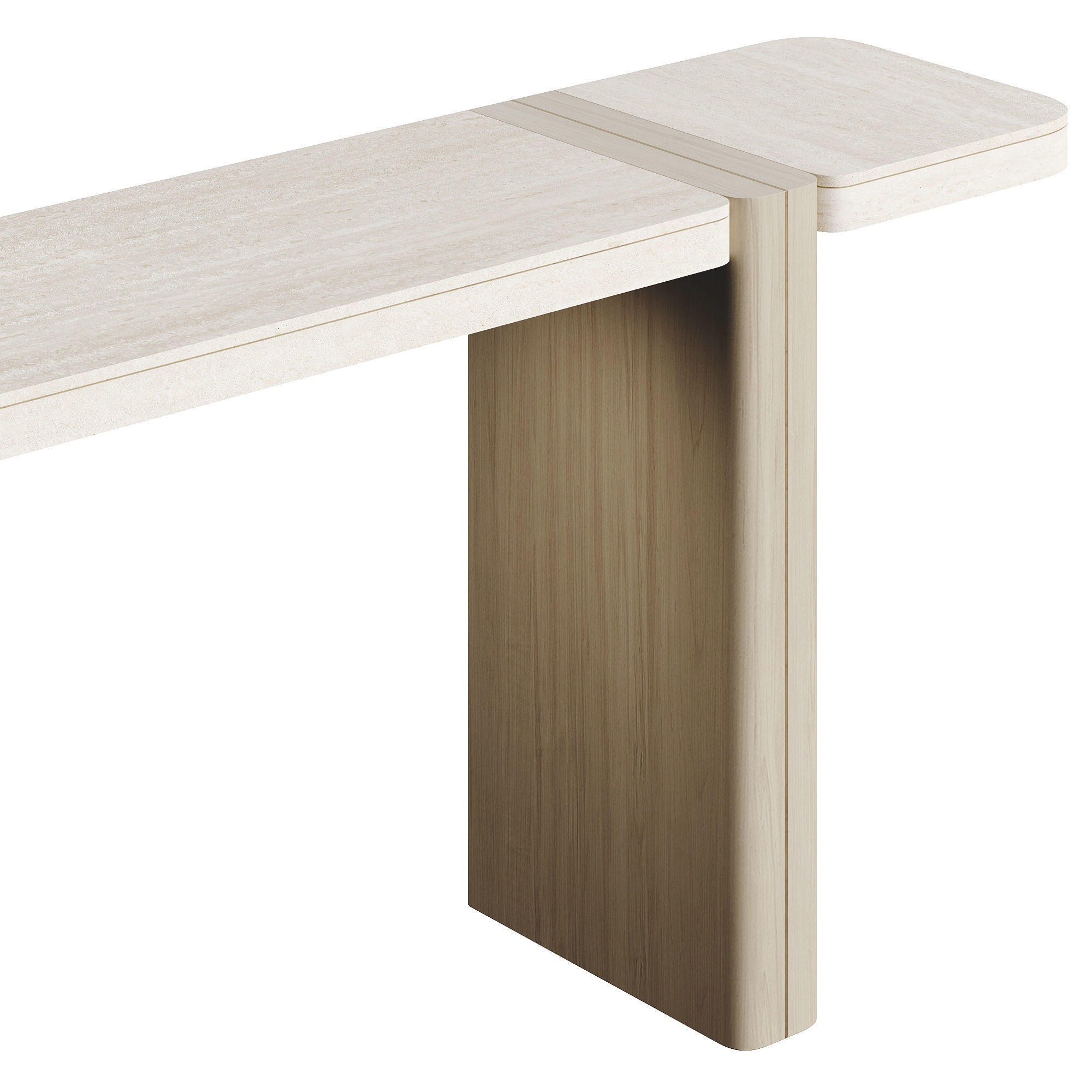 ROSIE TRAVERTINE Console LuxLucia Casa 3D model_1