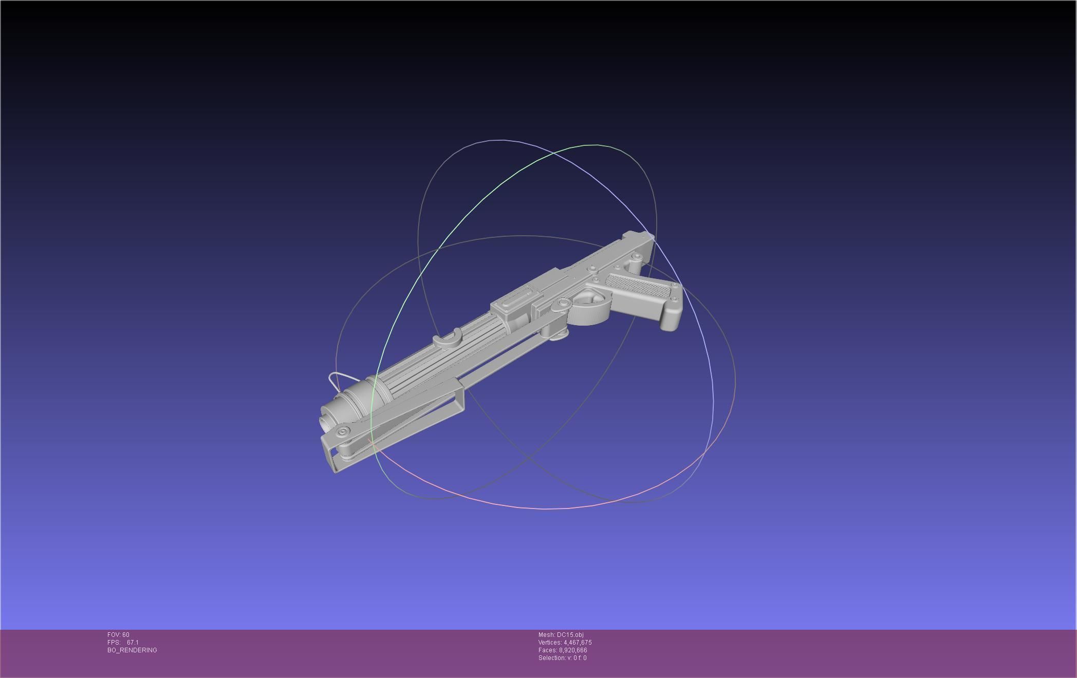 Star Wars DC15 Clone Trooper Blaster 3D model_15