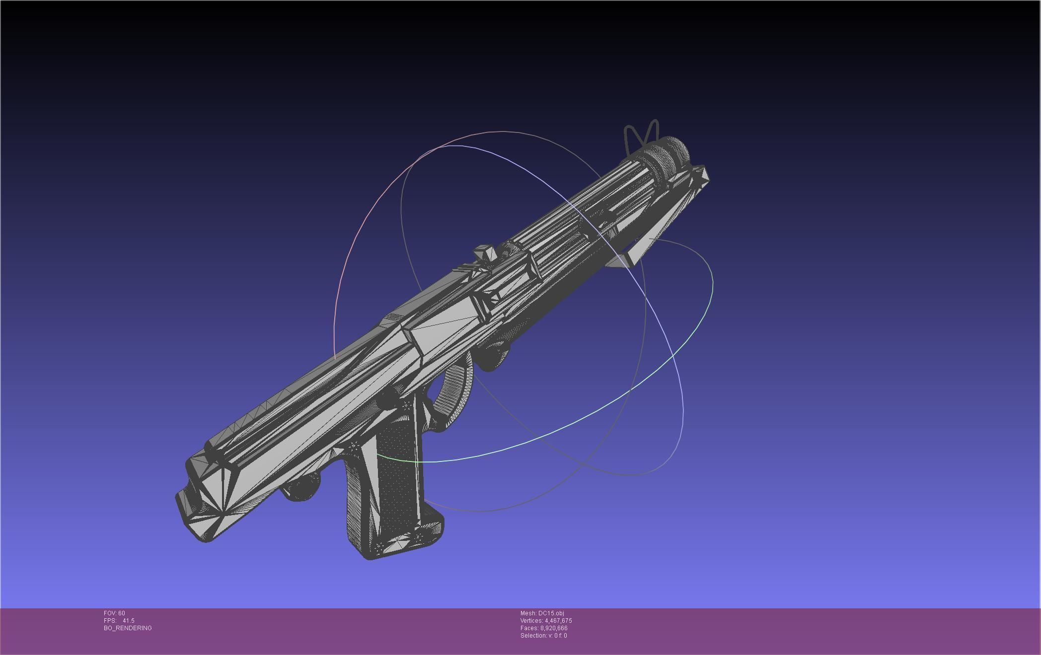 Star Wars DC15 Clone Trooper Blaster 3D model_59