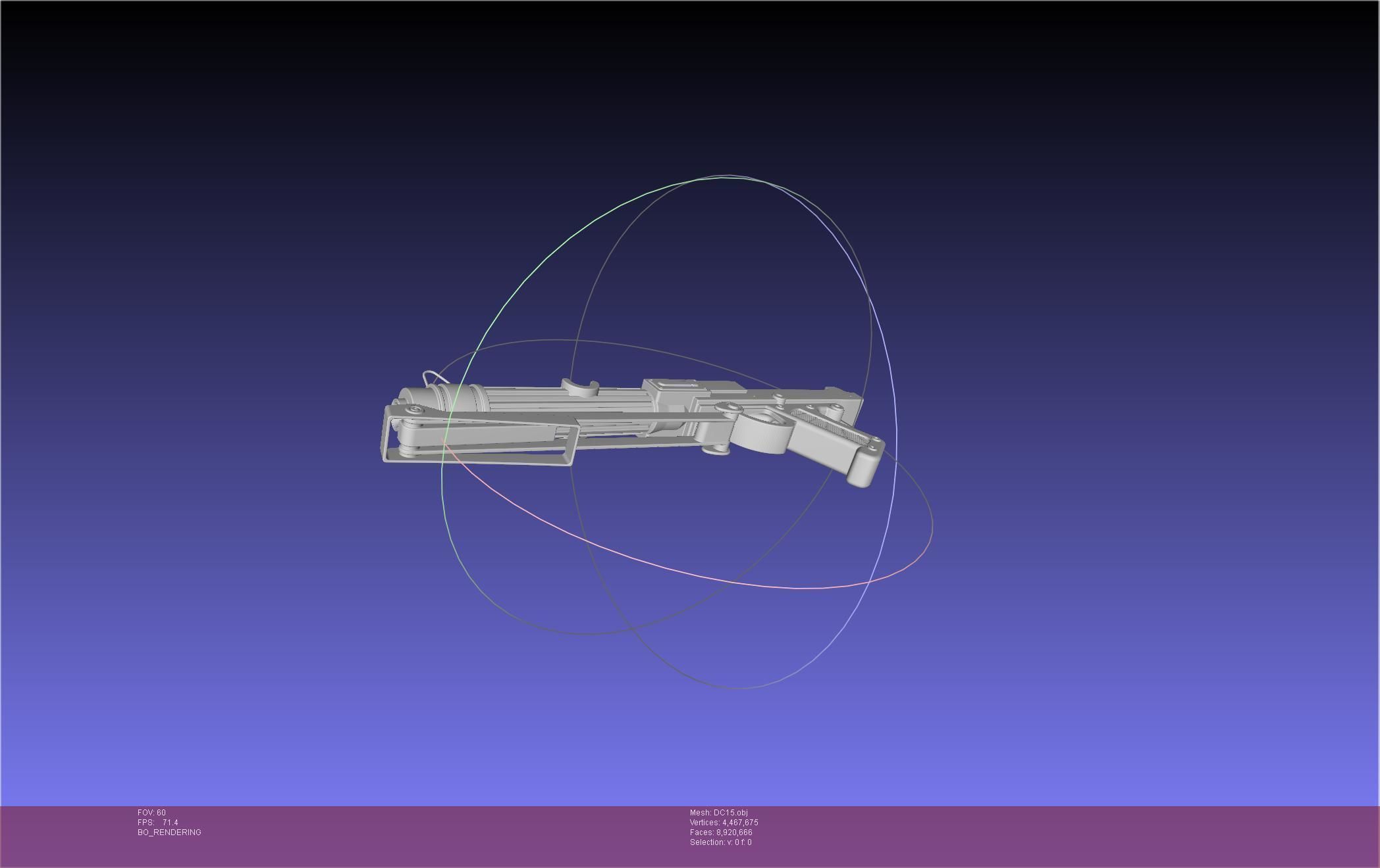Star Wars DC15 Clone Trooper Blaster 3D model_30