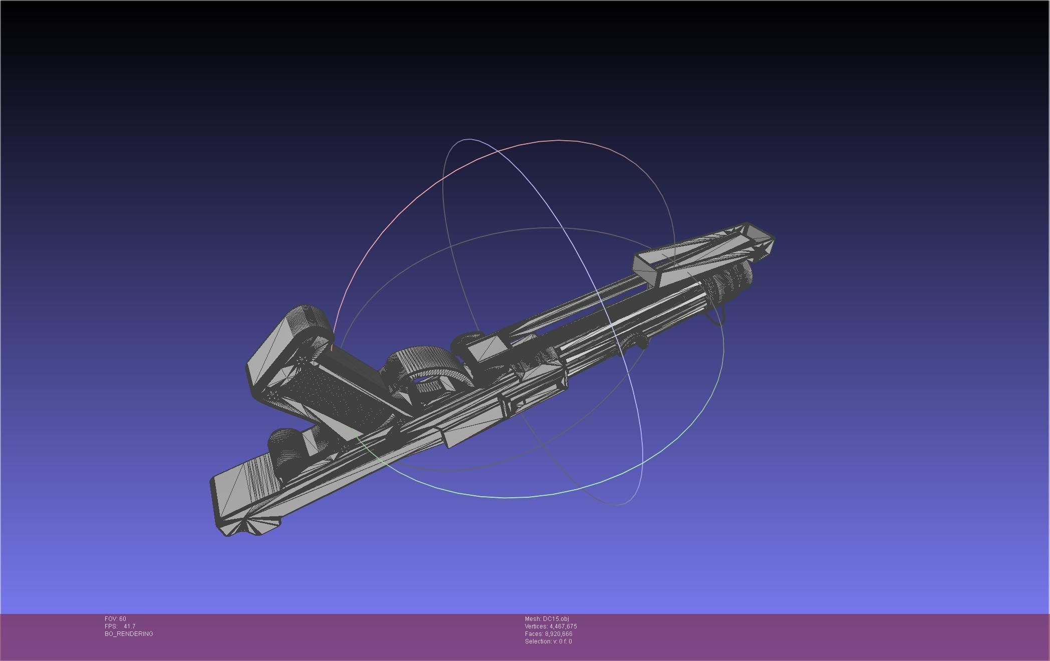 Star Wars DC15 Clone Trooper Blaster 3D model_56