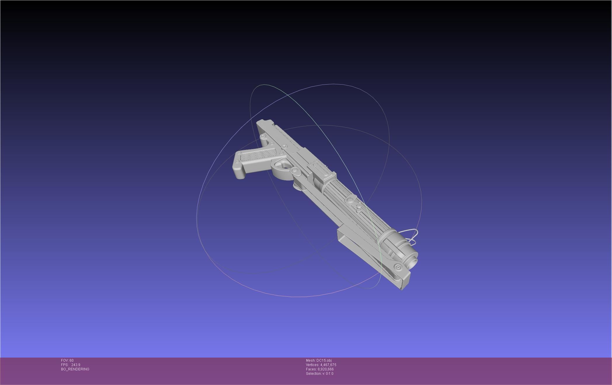 Star Wars DC15 Clone Trooper Blaster 3D model_41