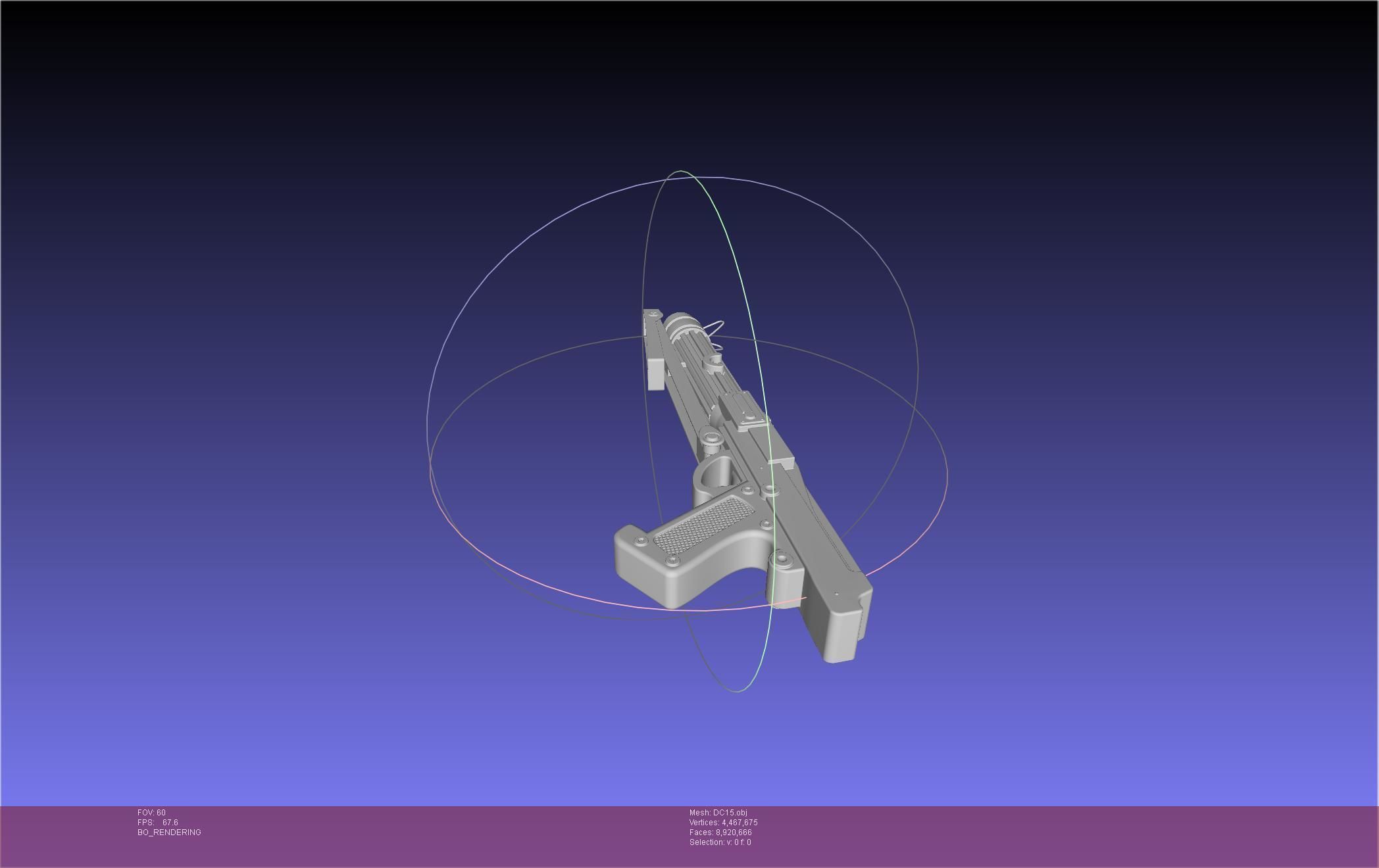 Star Wars DC15 Clone Trooper Blaster 3D model_20