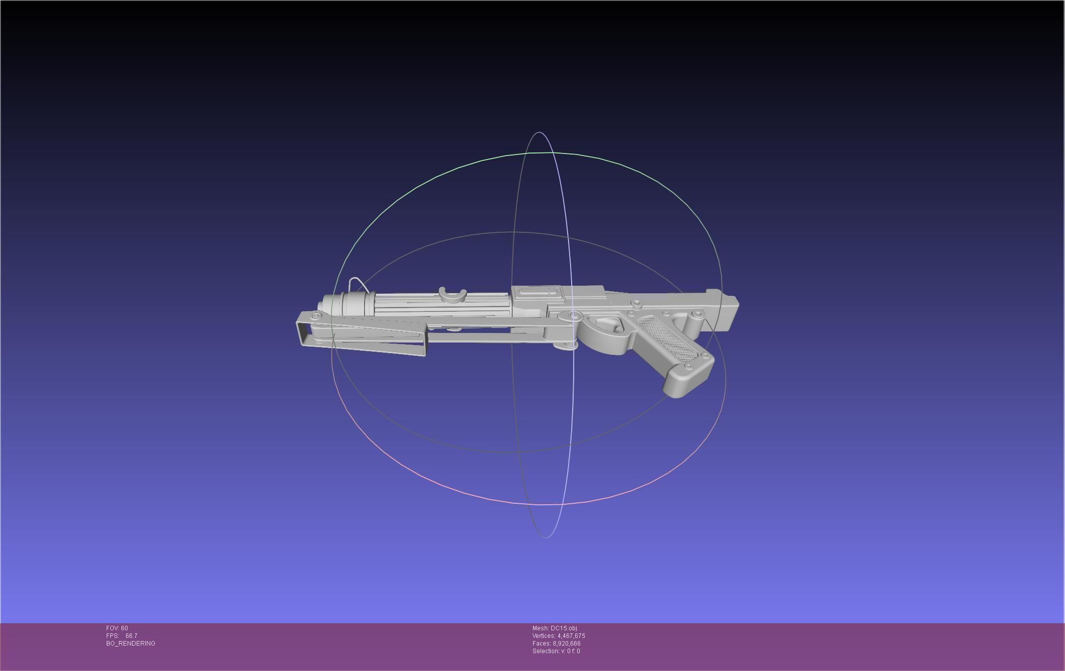 Star Wars DC15 Clone Trooper Blaster 3D model_14