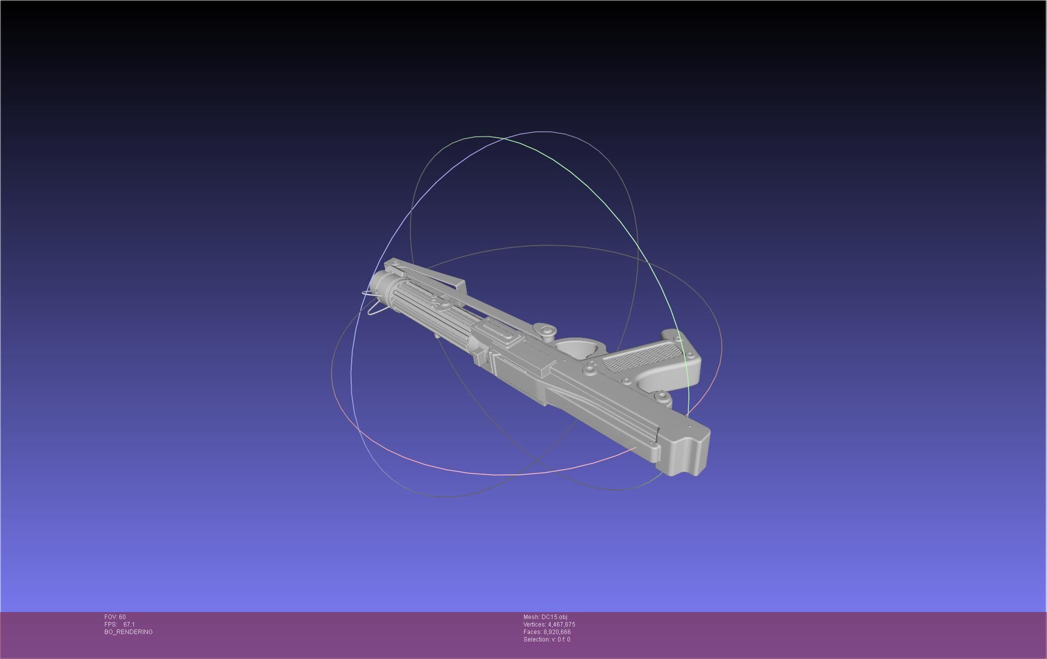 Star Wars DC15 Clone Trooper Blaster 3D model_31