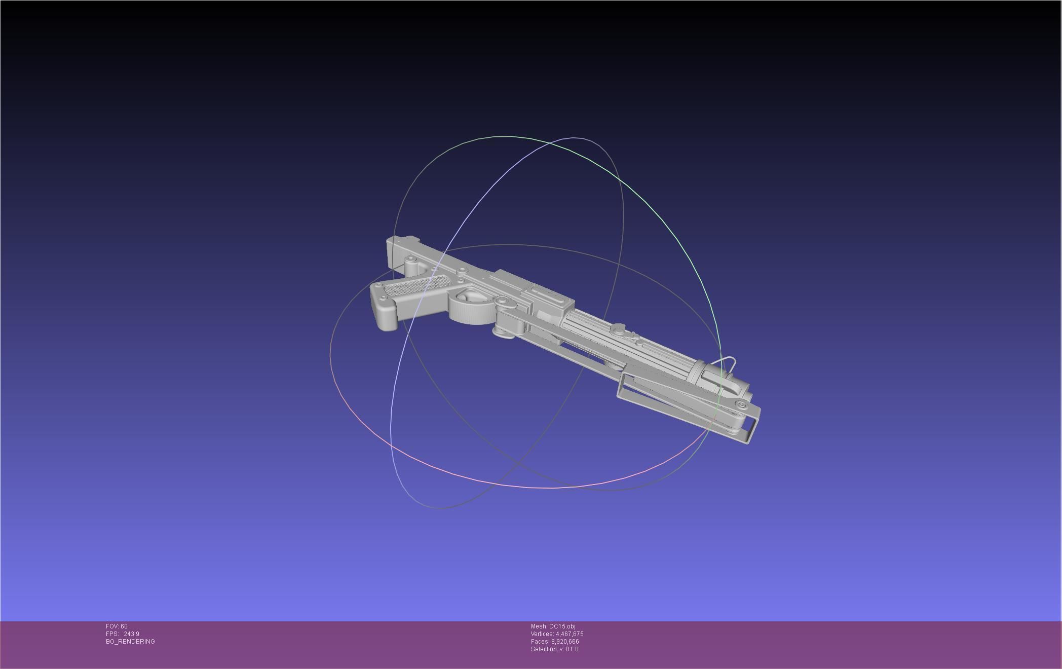 Star Wars DC15 Clone Trooper Blaster 3D model_42