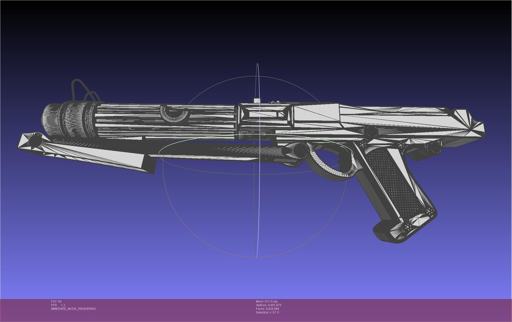 Star Wars DC15 Clone Trooper Blaster 3D model_6