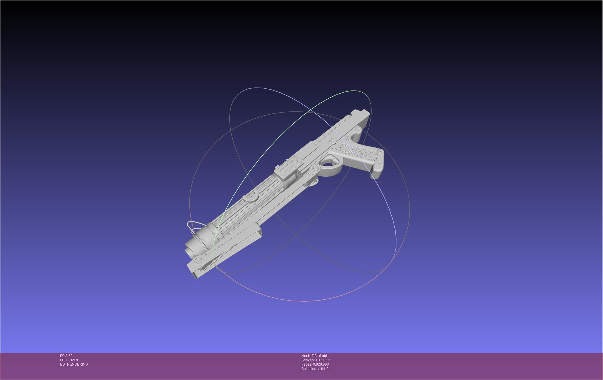 Star Wars DC15 Clone Trooper Blaster 3D model_22