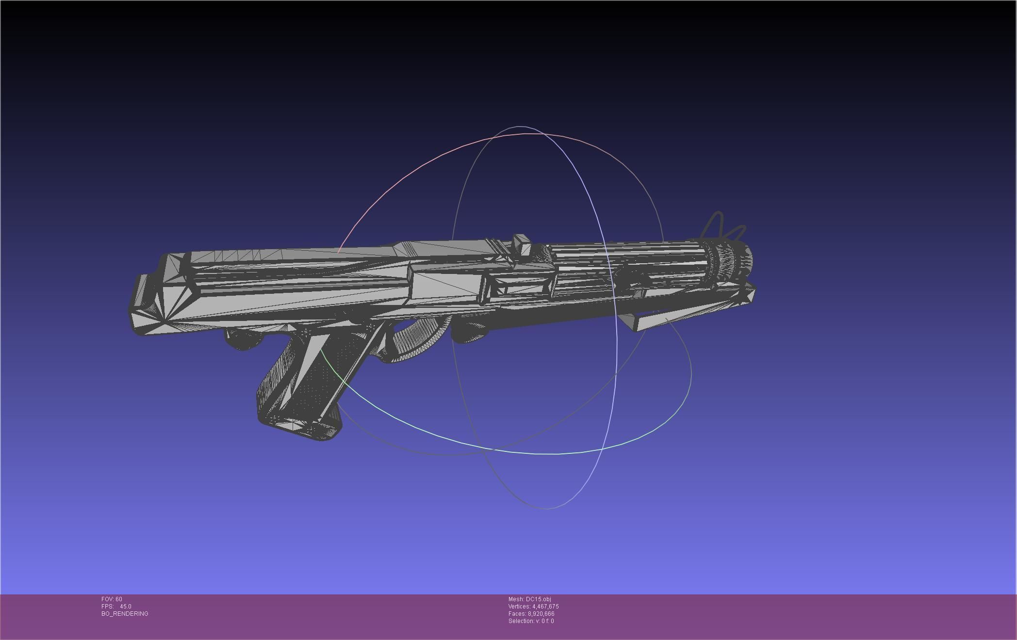 Star Wars DC15 Clone Trooper Blaster 3D model_53