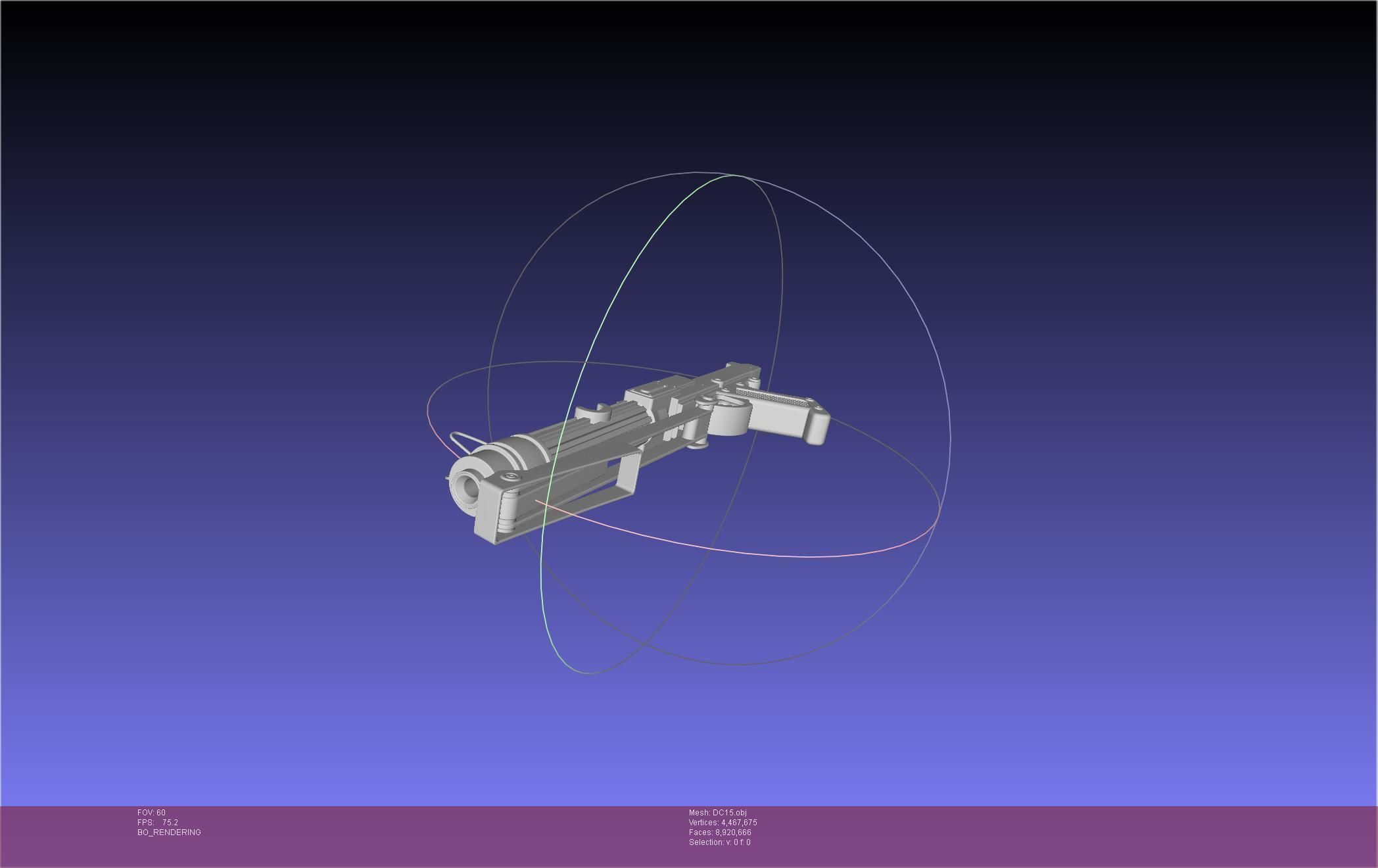 Star Wars DC15 Clone Trooper Blaster 3D model_29