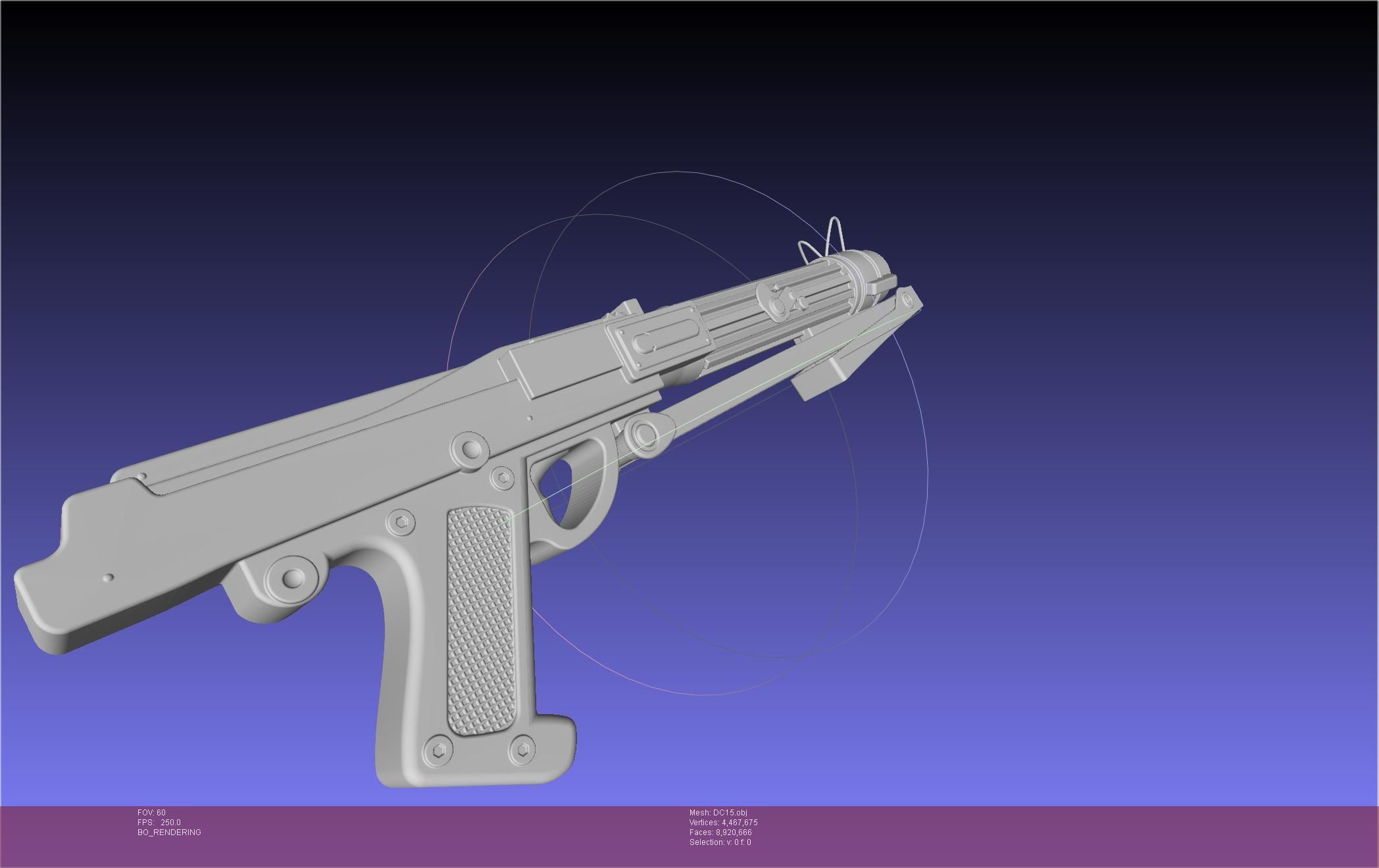 Star Wars DC15 Clone Trooper Blaster 3D model_61