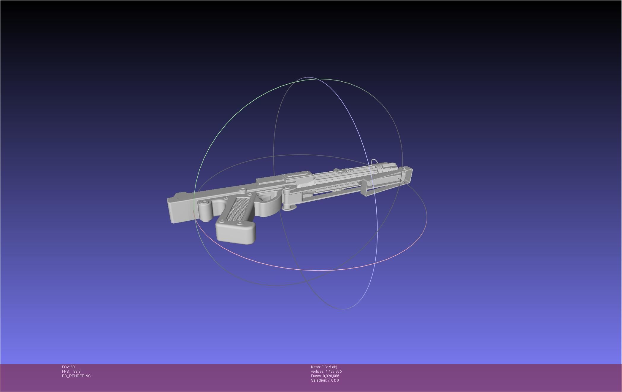 Star Wars DC15 Clone Trooper Blaster 3D model_35