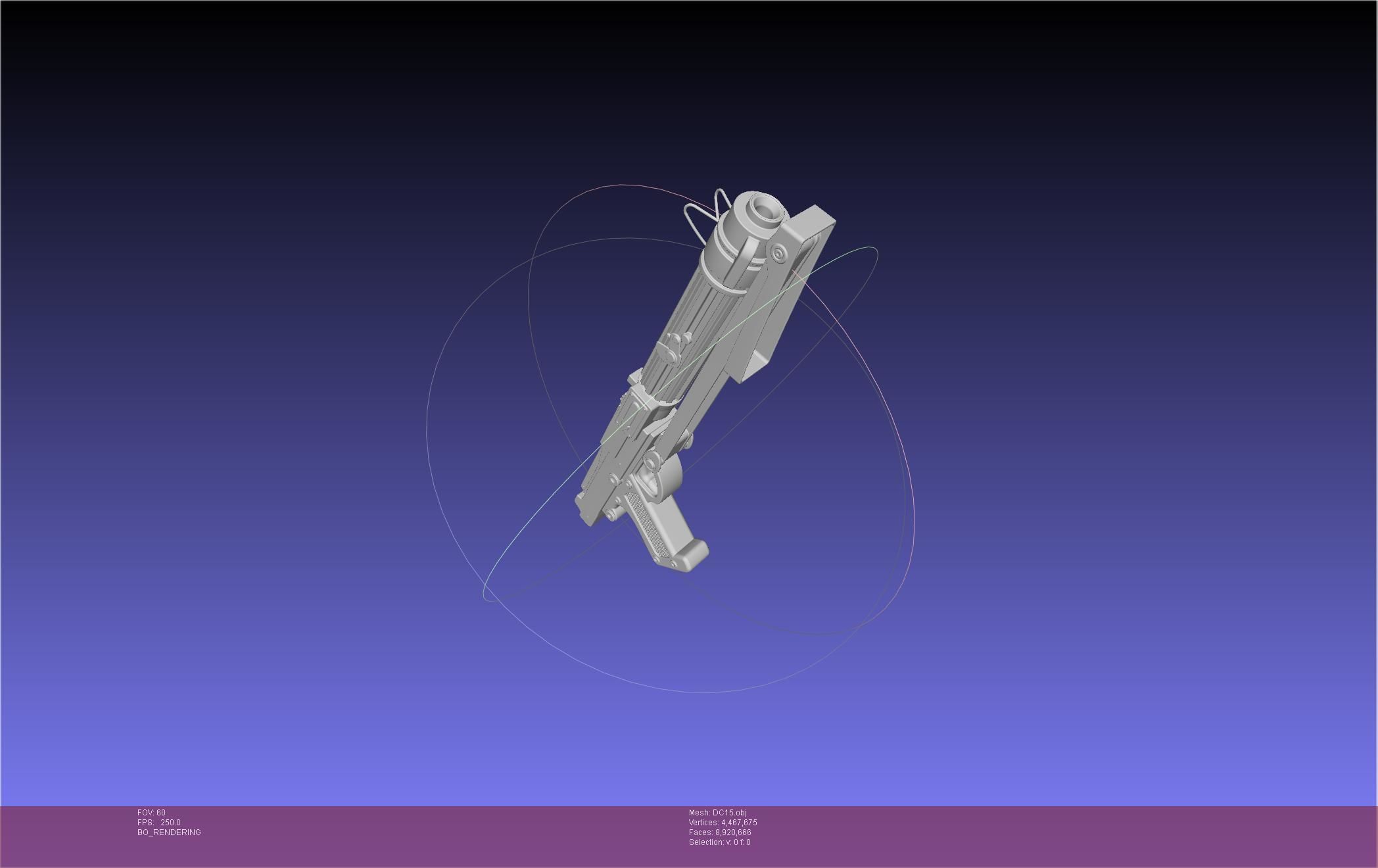 Star Wars DC15 Clone Trooper Blaster 3D model_49