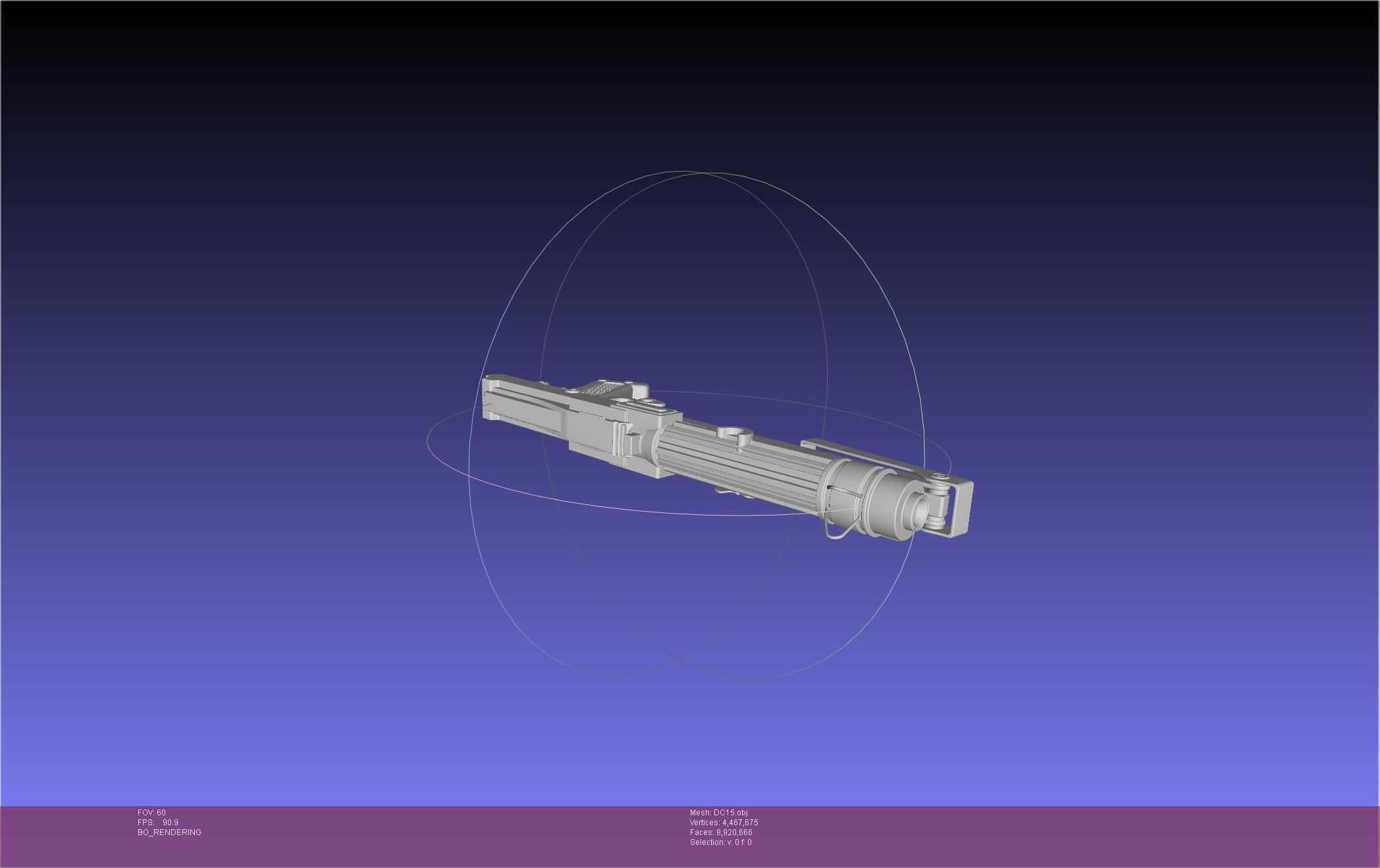 Star Wars DC15 Clone Trooper Blaster 3D model_27