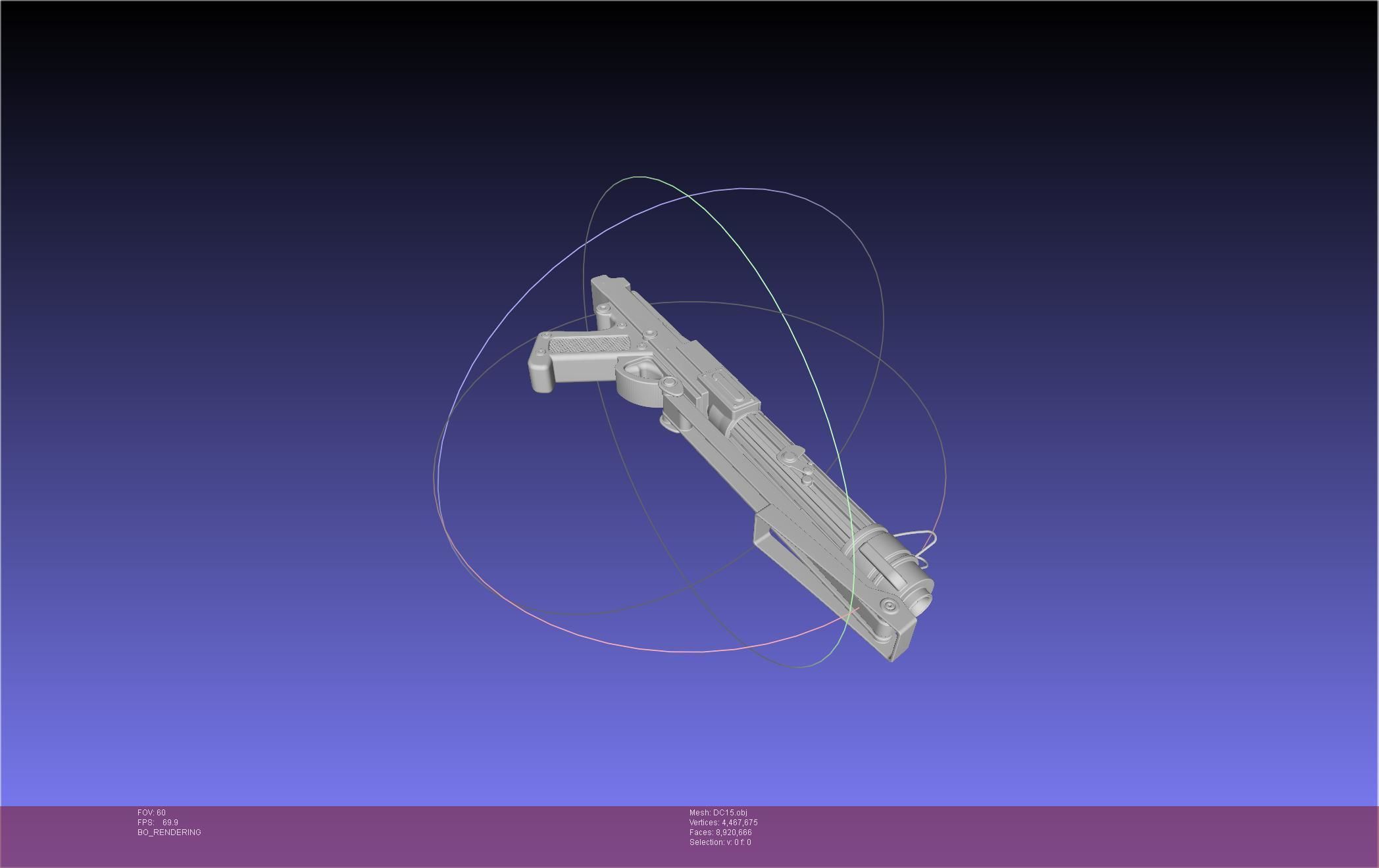 Star Wars DC15 Clone Trooper Blaster 3D model_34