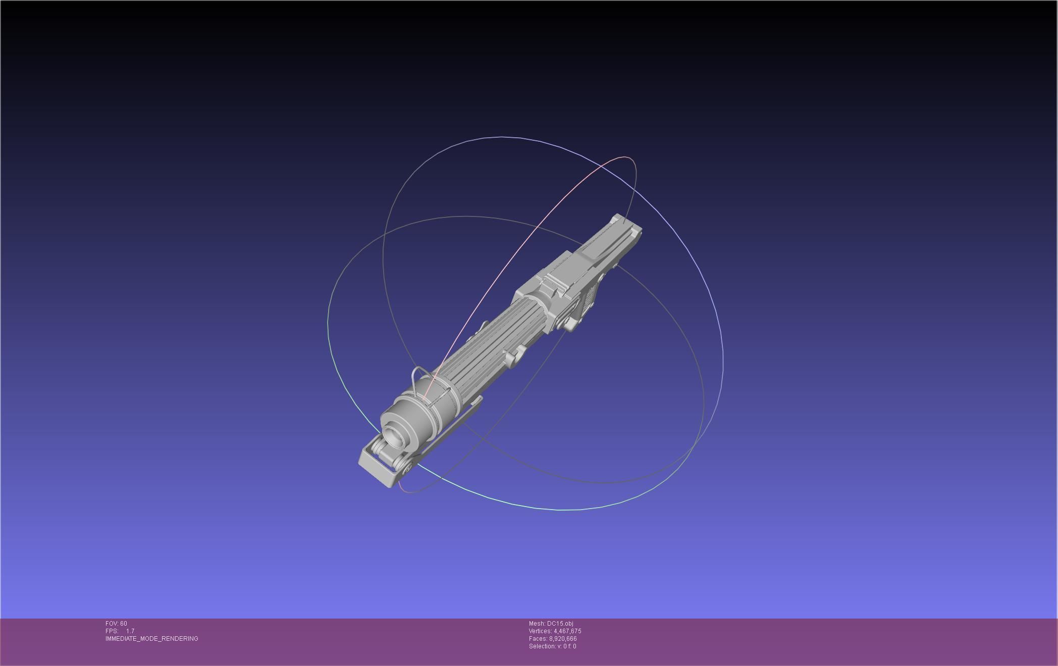Star Wars DC15 Clone Trooper Blaster 3D model_4