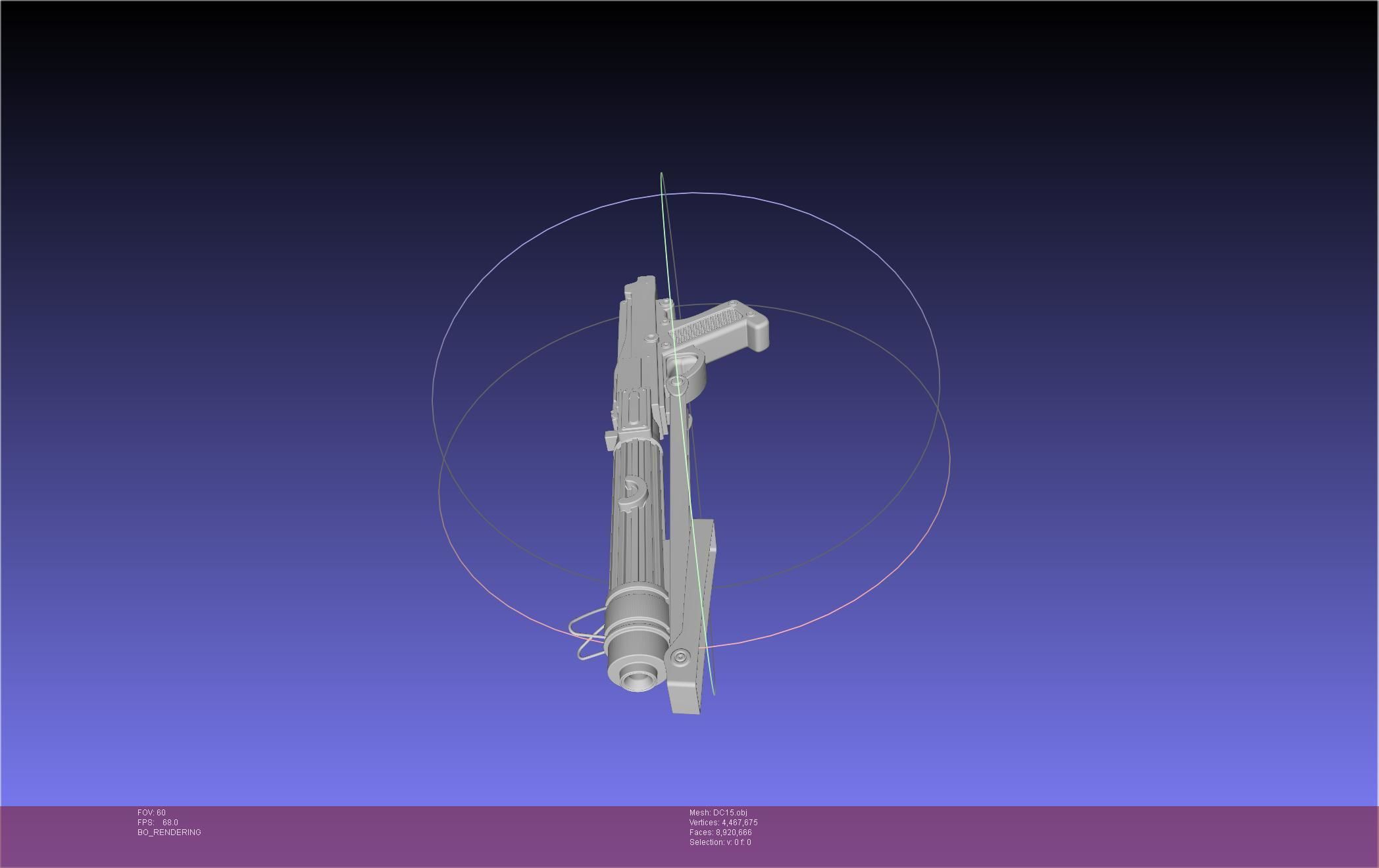 Star Wars DC15 Clone Trooper Blaster 3D model_16