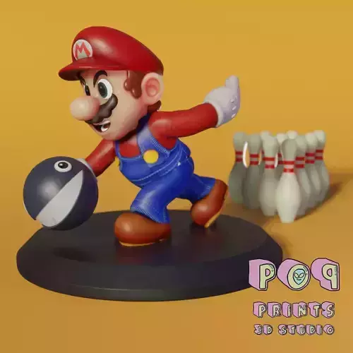 Mario Super Smash Bros Bowling 3D model
