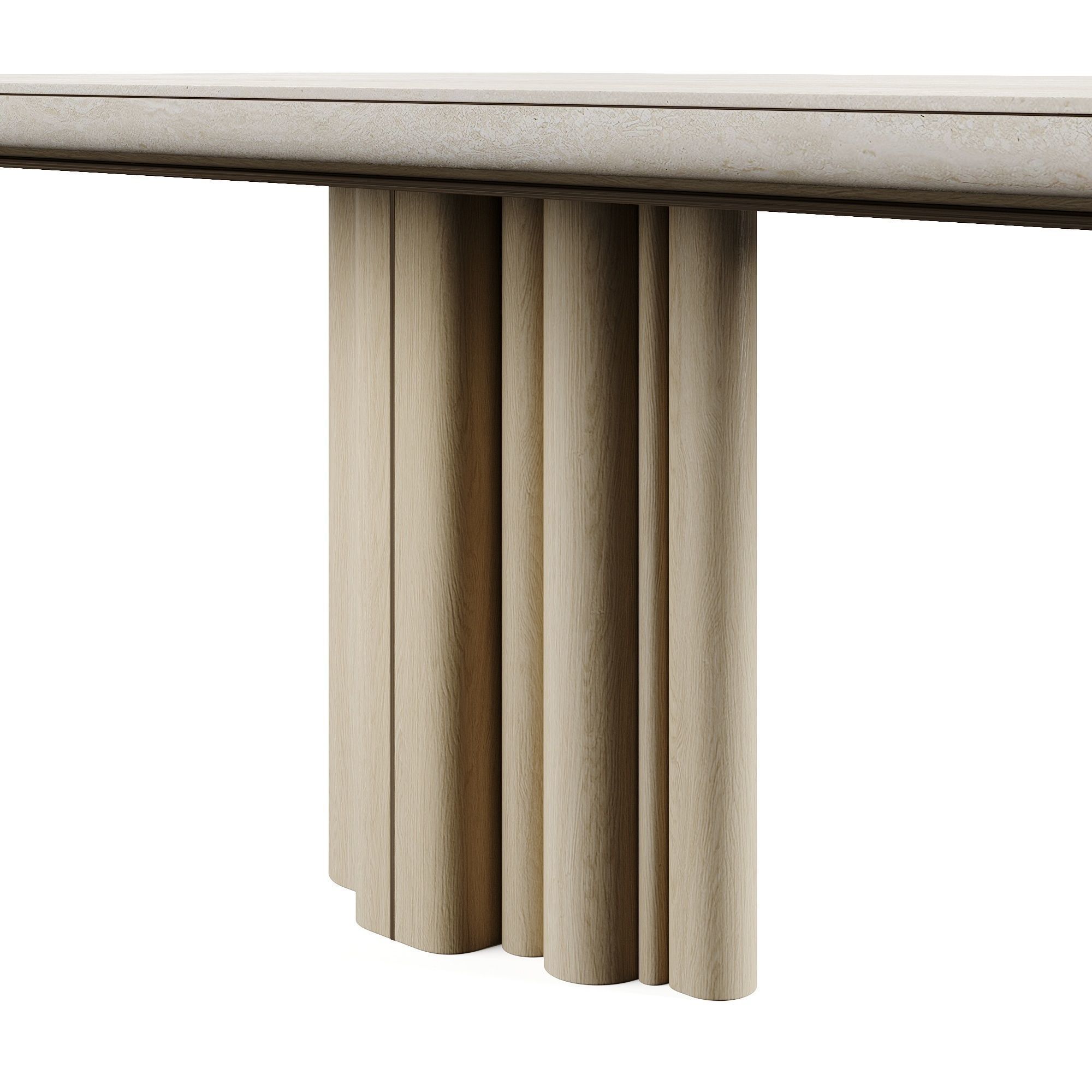 LuxLucia Casa OASIS V280DT1 Dining Table 3D model_3