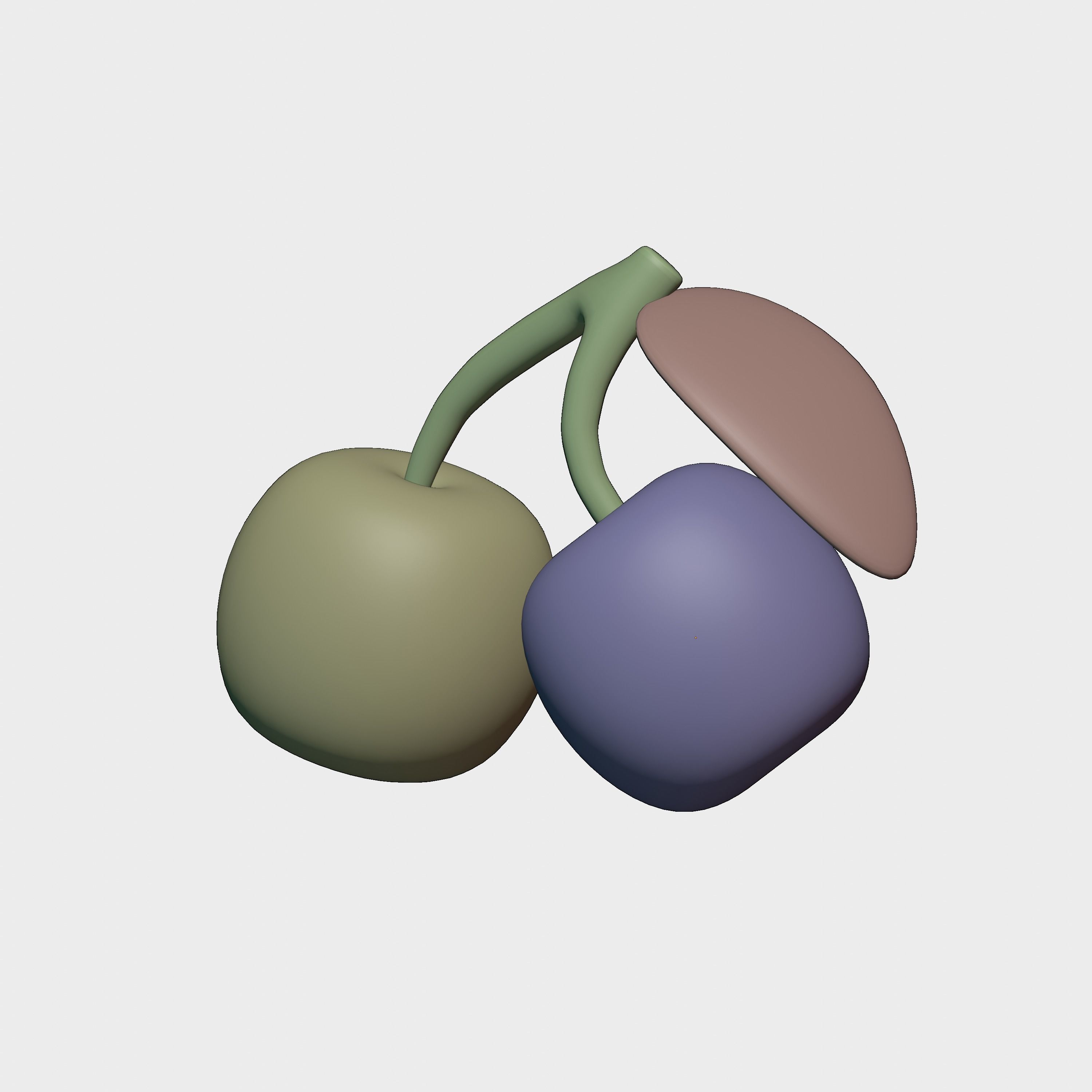 cherry 3D model_2