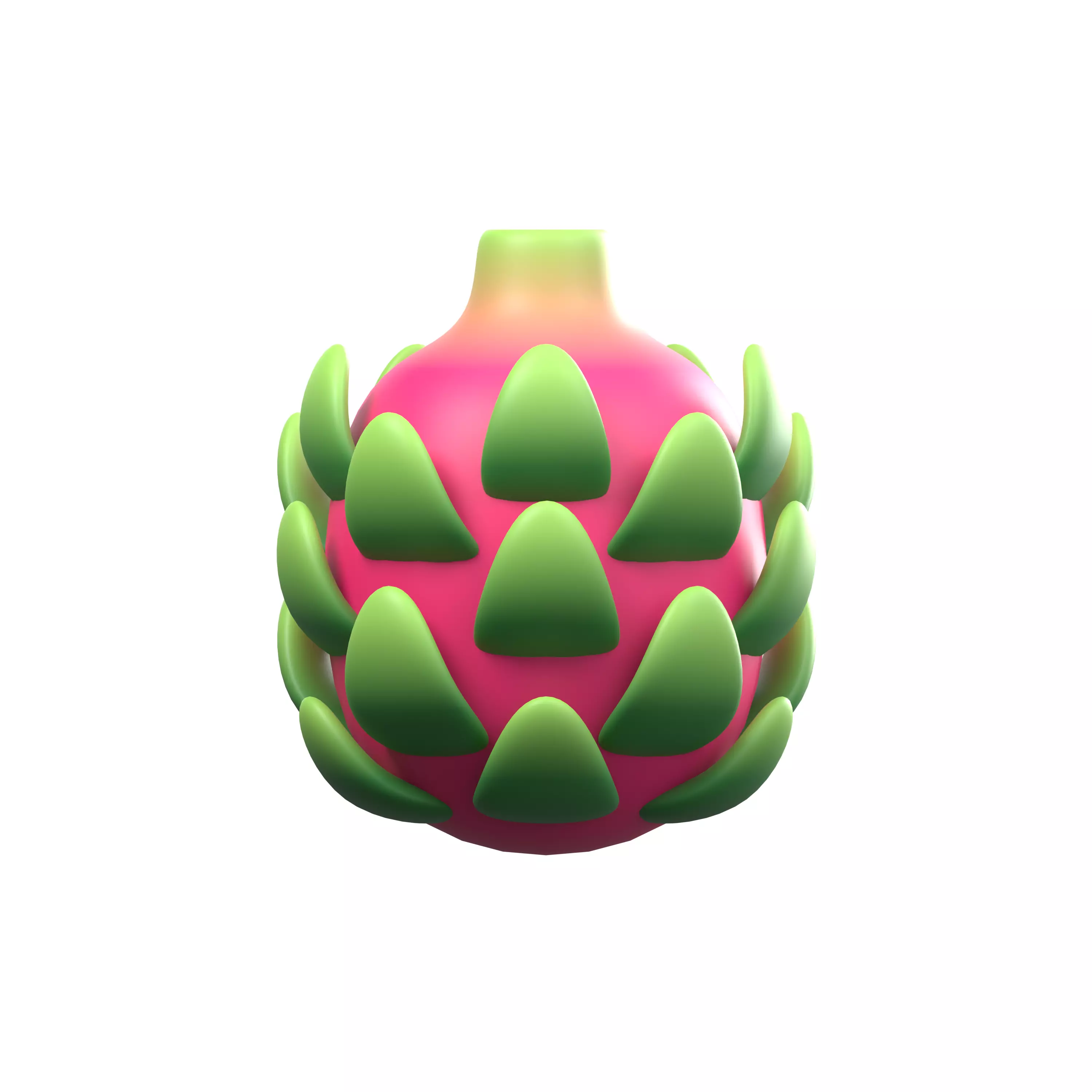 Dragon fruit 3D model_0
