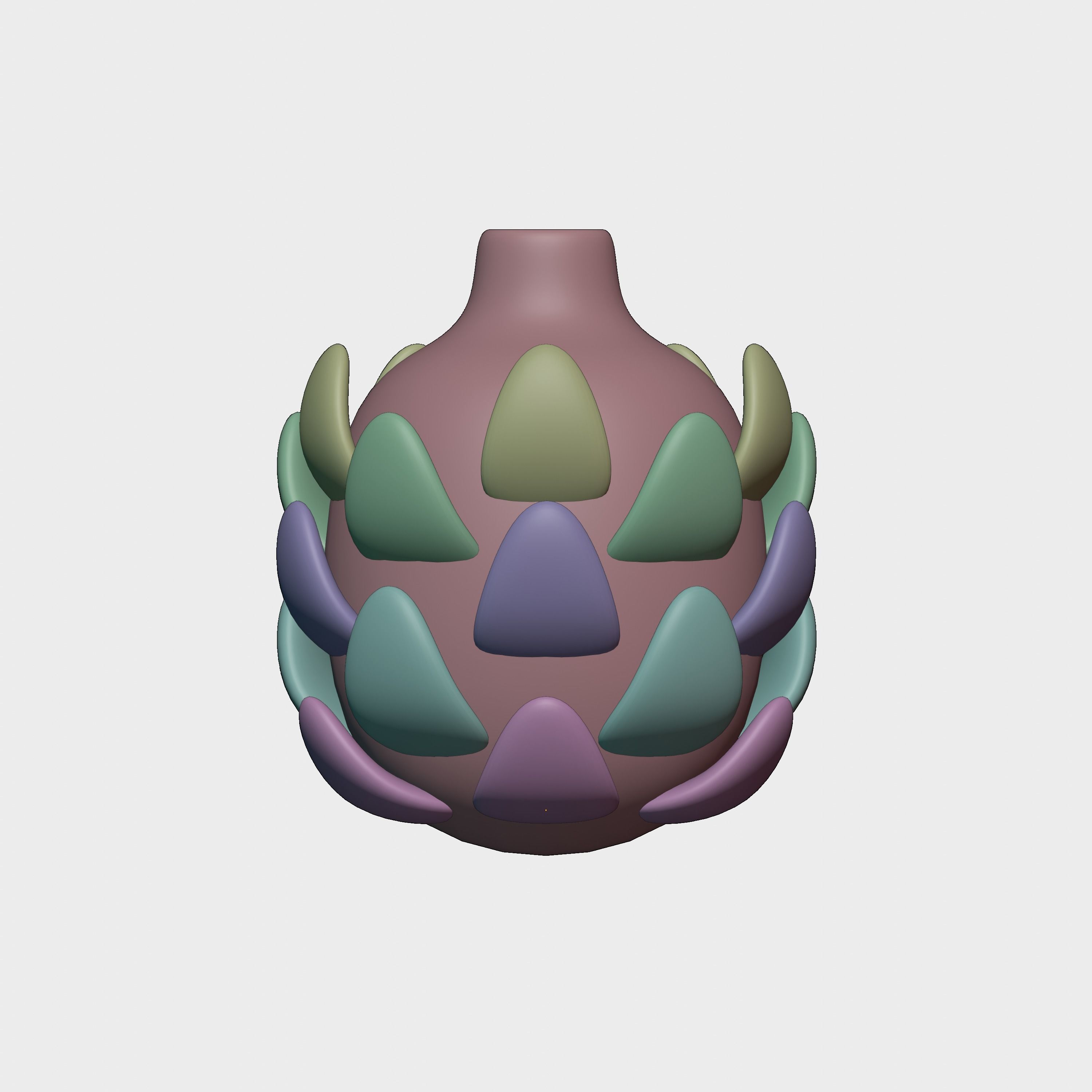 Dragon fruit 3D model_2