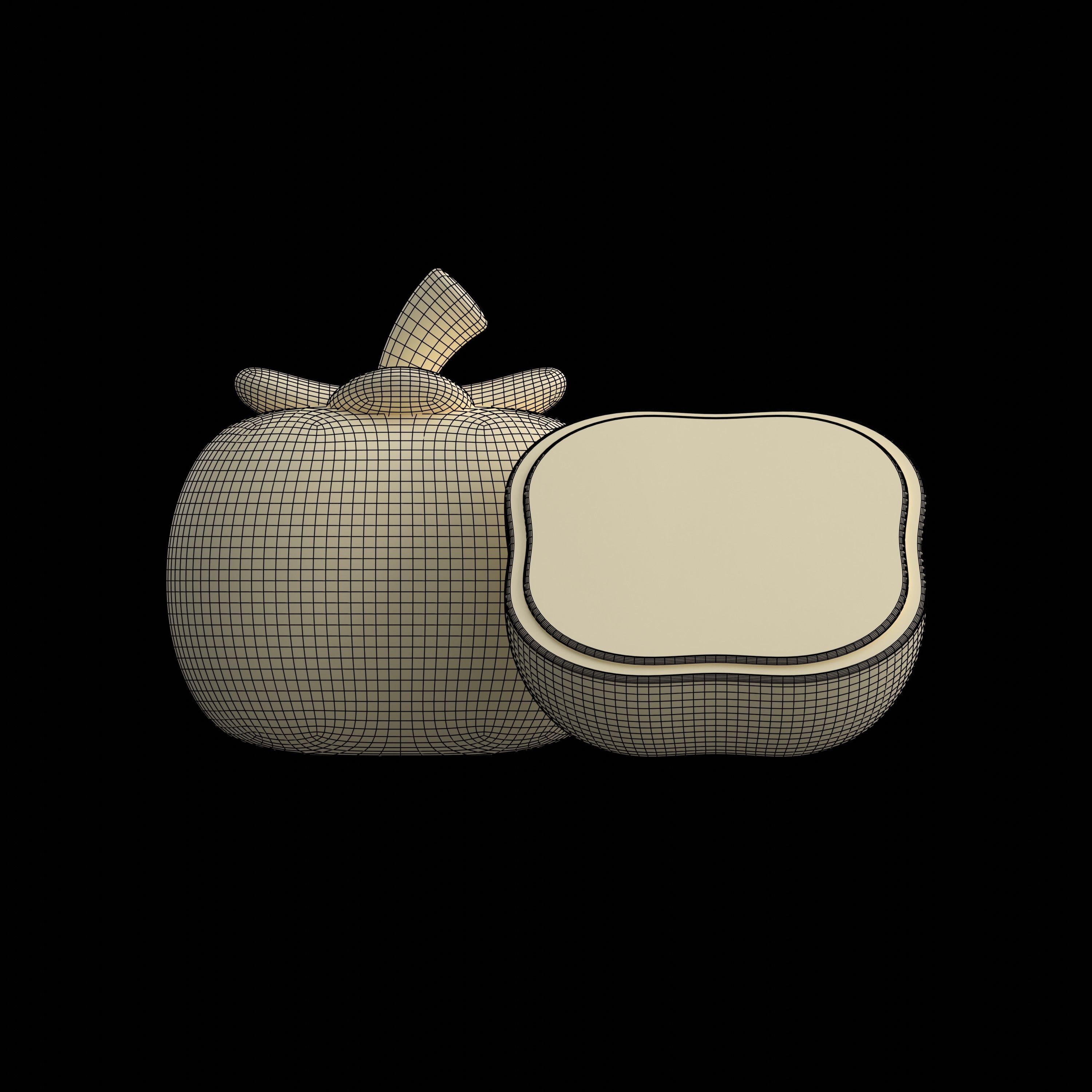 fuyu persimmon  3D model_1