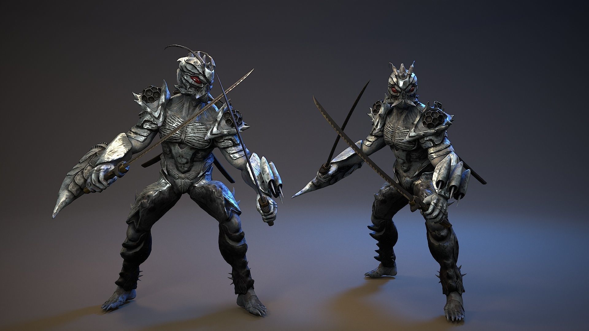 Armored Beetle 5 Low-poly 3D model_9