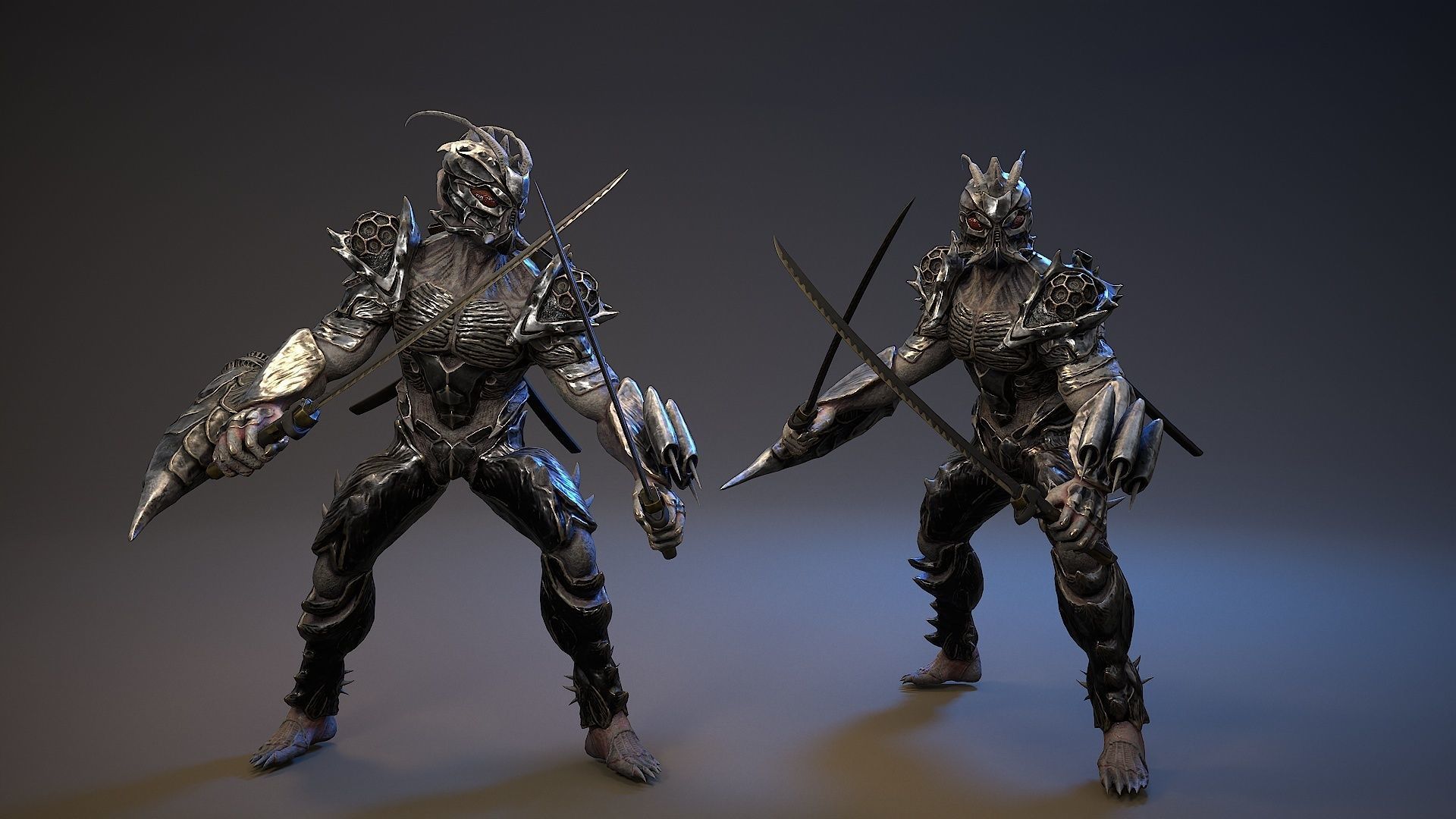 Armored Beetle 5 Low-poly 3D model_10