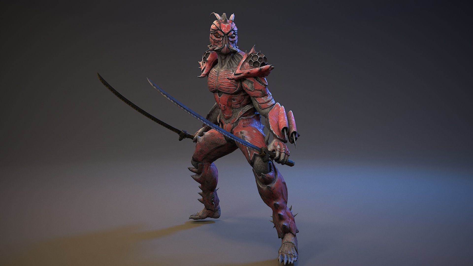 Armored Beetle 5 Low-poly 3D model_17