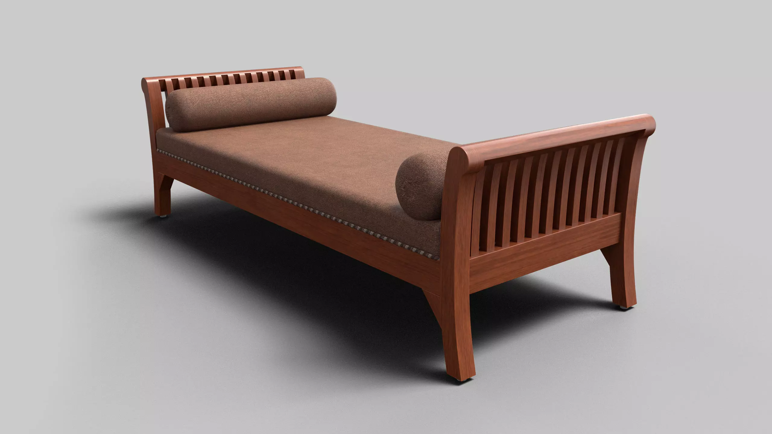 Diwan Cot 3D model_0