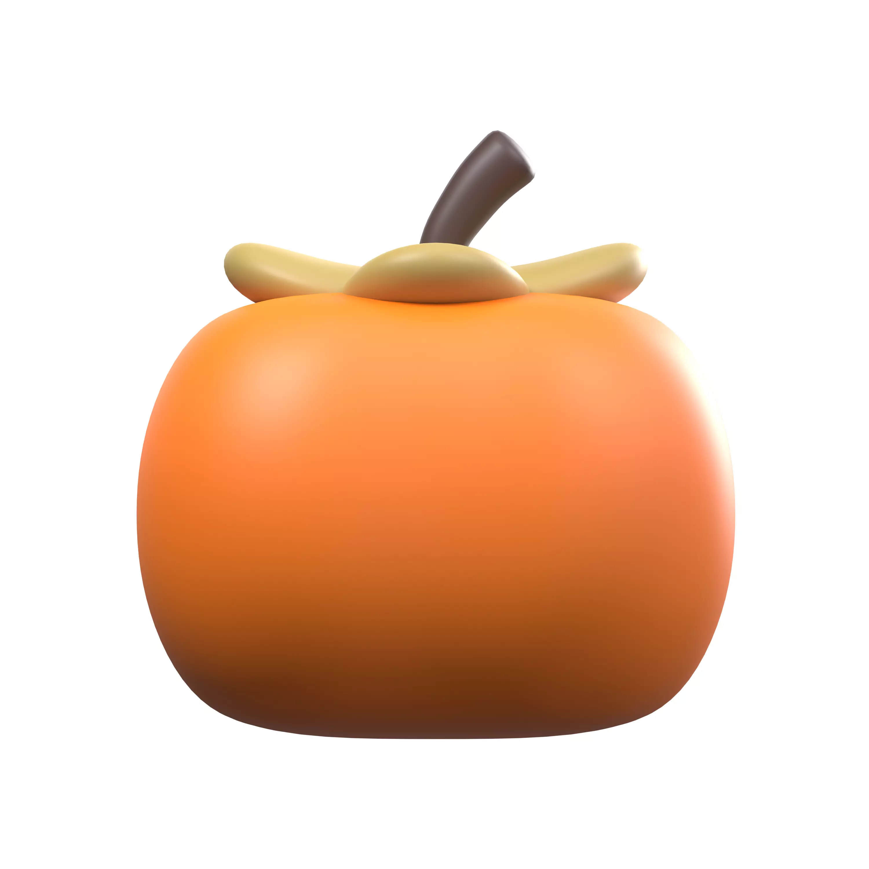 Fuyu Persimmon 3D model_0