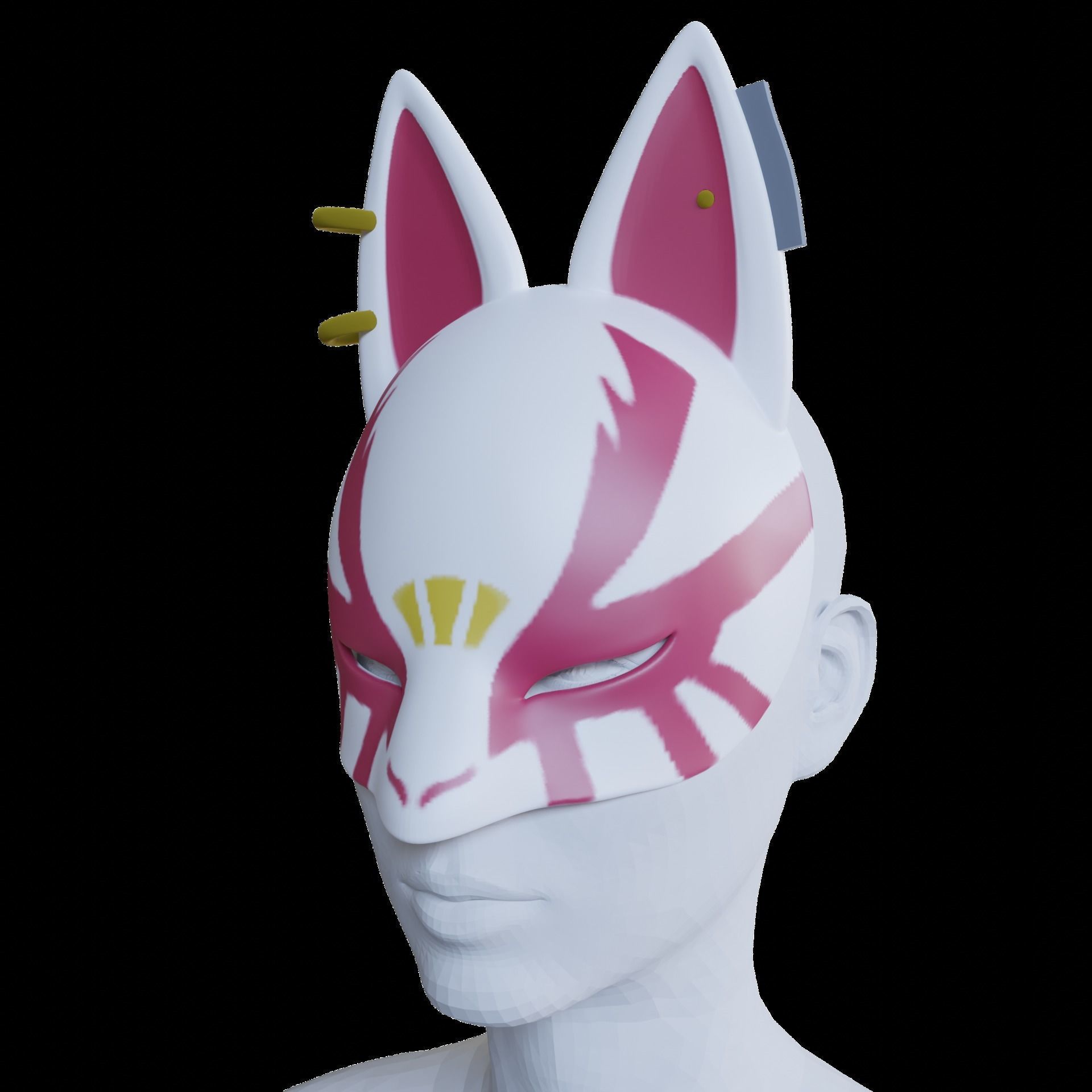 MAHOU SHOUJO NI AKOGARETE mask GUSHING OVER MAGICAL GIRLS 3D print model_2