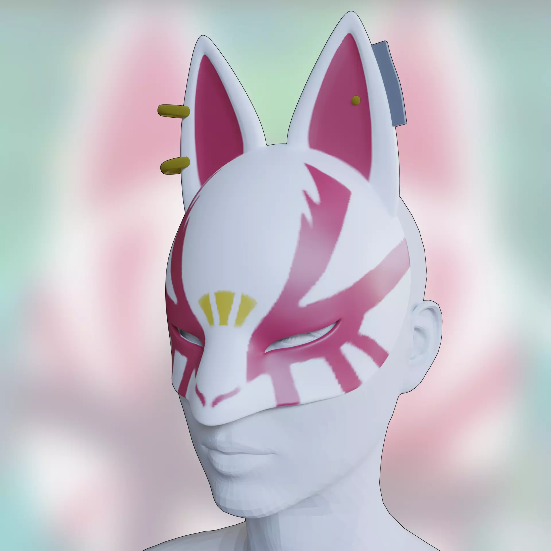 MAHOU SHOUJO NI AKOGARETE mask GUSHING OVER MAGICAL GIRLS 3D print model_0