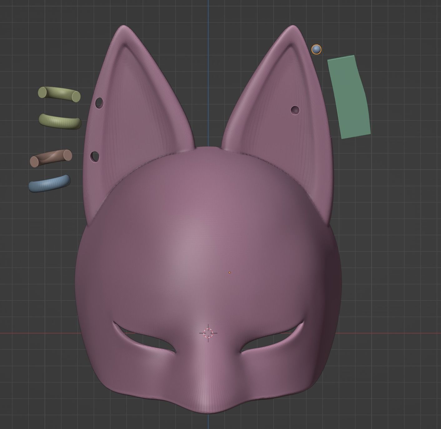 MAHOU SHOUJO NI AKOGARETE mask GUSHING OVER MAGICAL GIRLS 3D print model_3