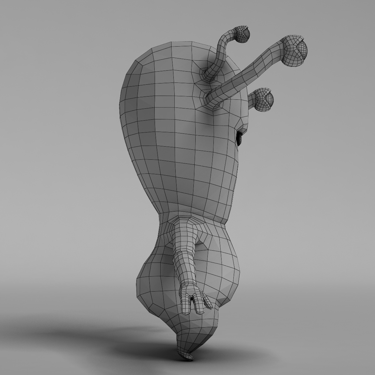 Creature 1 alien 3D model_5