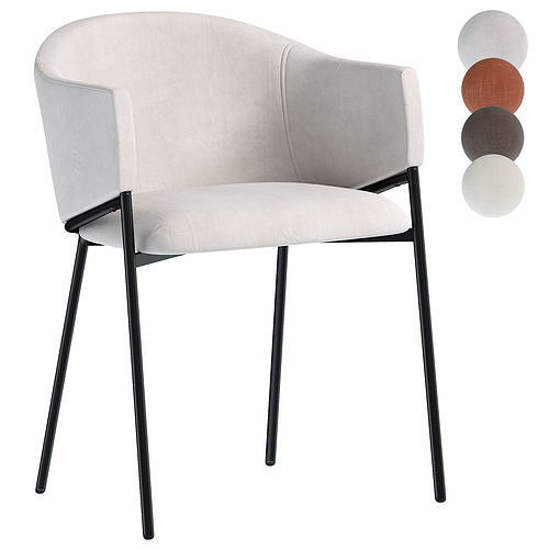 CHAIR ELIZA by Divanru 3D model