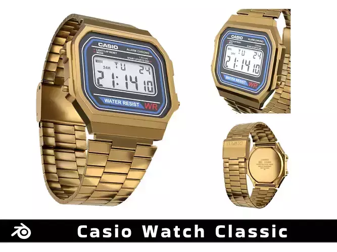 Casio Watch Gold Classic