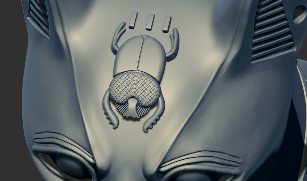 Egyptian Cat Goddess Bastet stl 3d printable model  3D print model_5