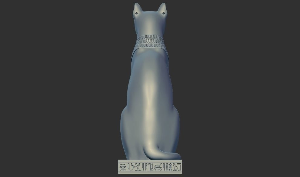 Egyptian Cat Goddess Bastet stl 3d printable model  3D print model_7