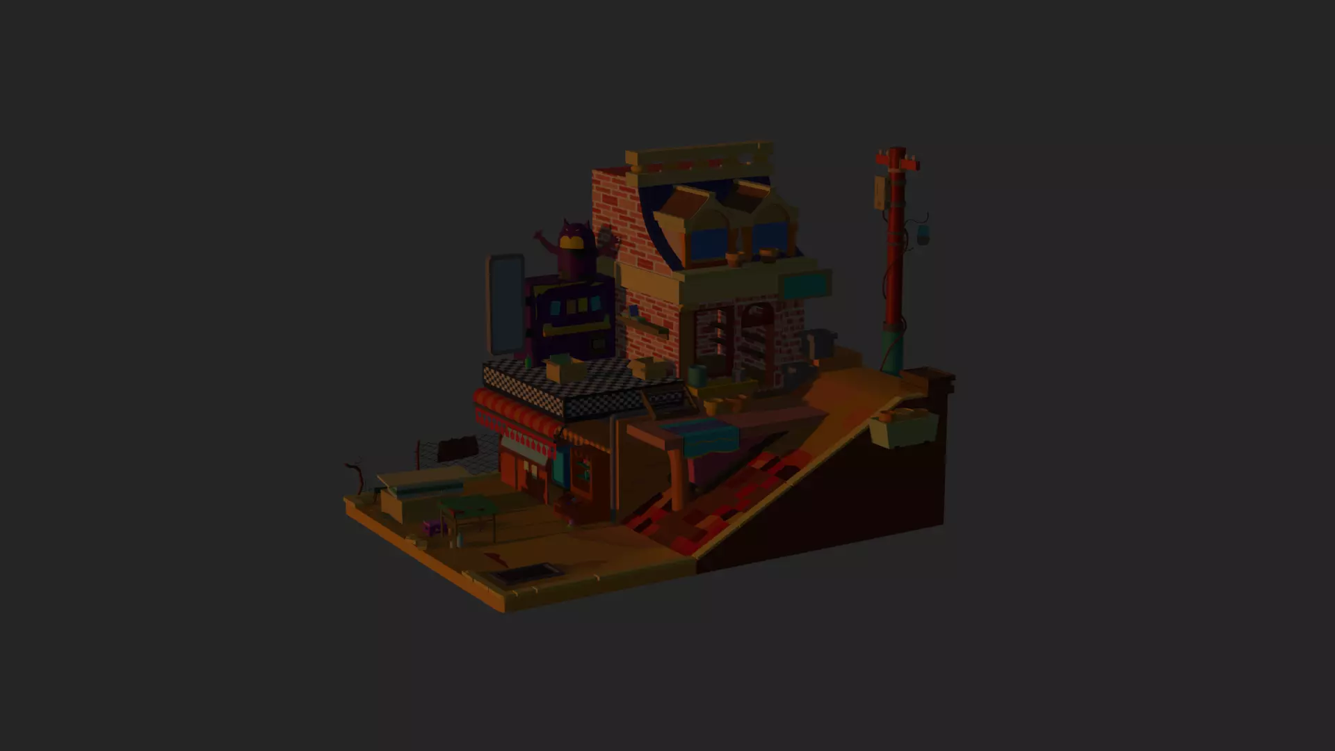 my project on free time Free 3D model