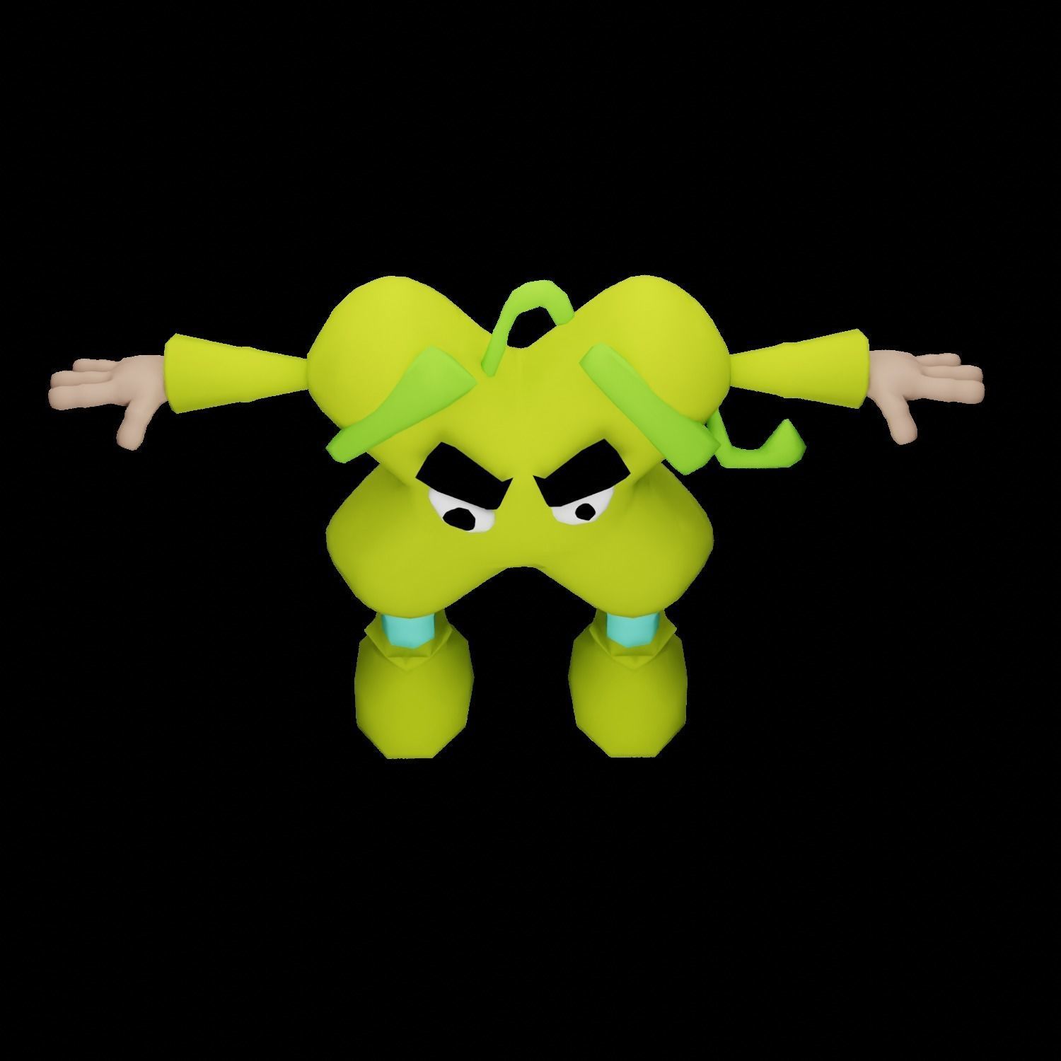 X- Alphabet Lore 3D 3D model_3