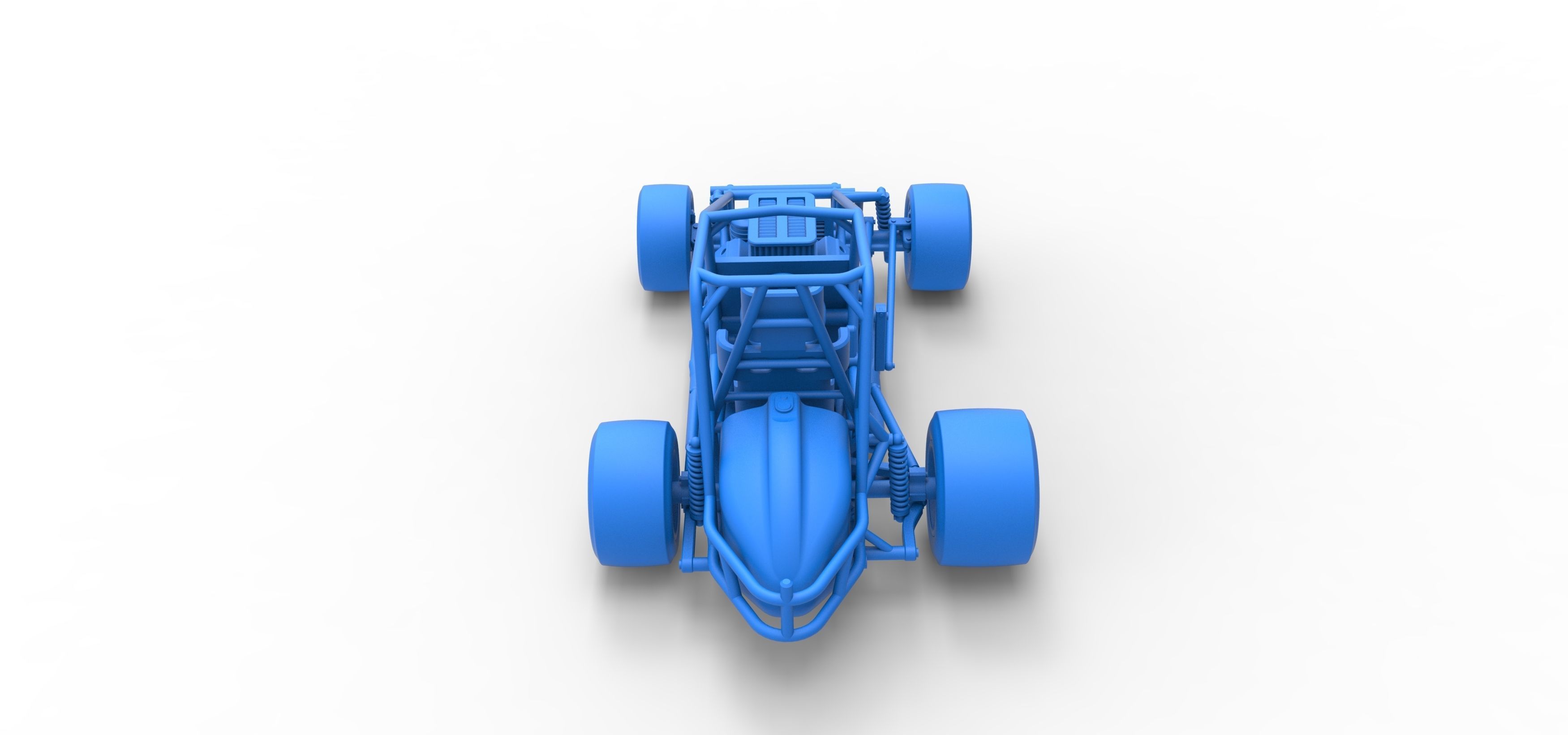 Pavement Sprint car Base Scale 1 to 25 3D print model_44