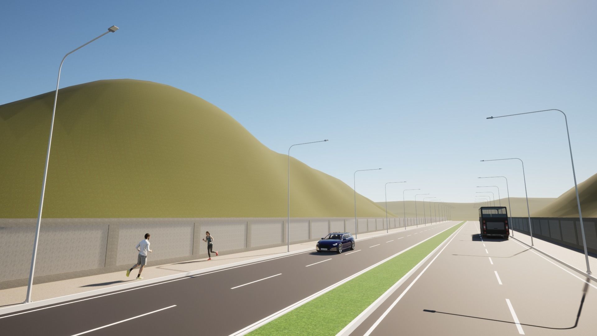 Light Pole - Lamp Post 14 3D model_7